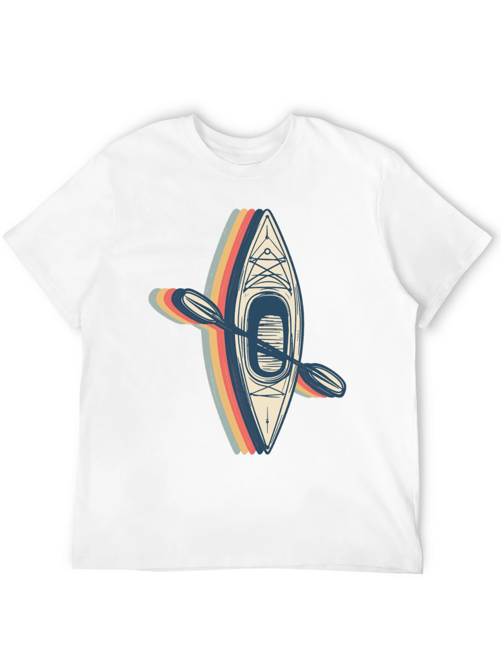 Retro Kayak T-Shirt - Adventure Ready!