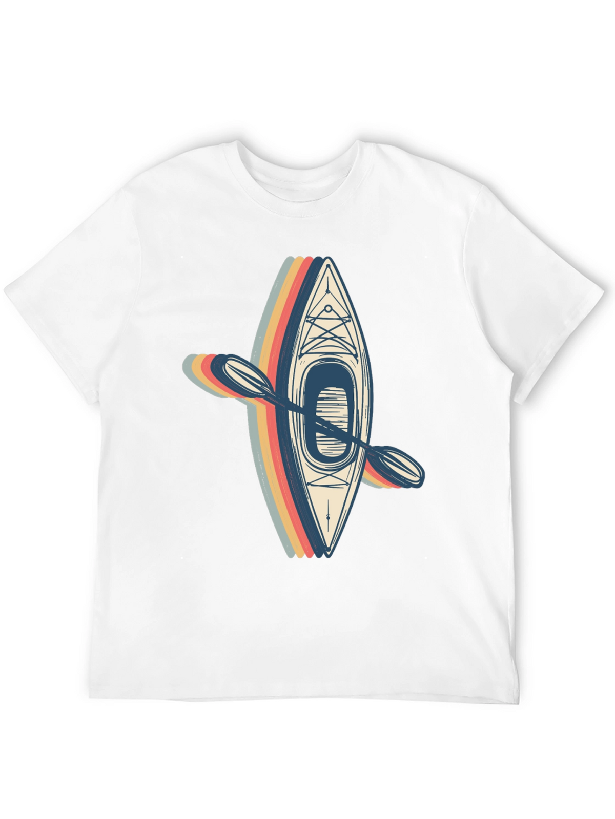 Retro Kayak T-Shirt - Adventure Ready!