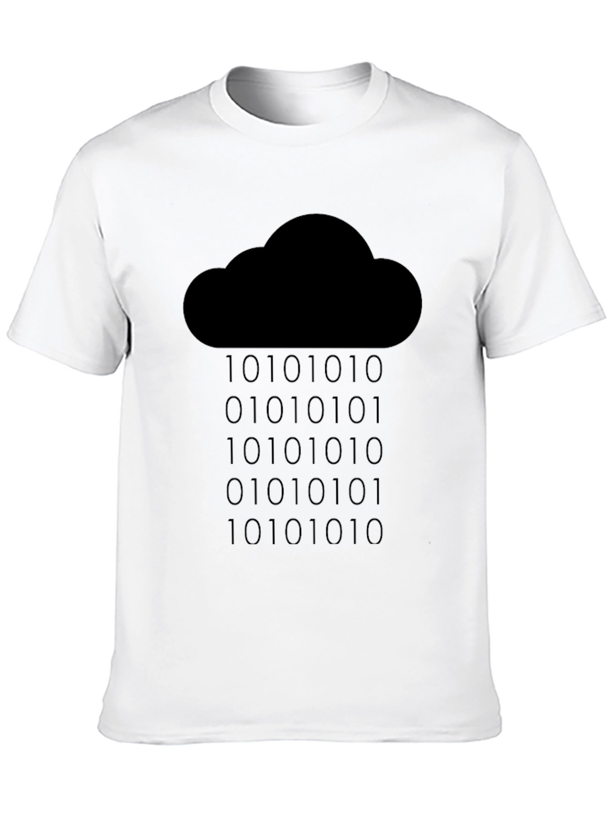 Cloud Binary Code T-Shirt