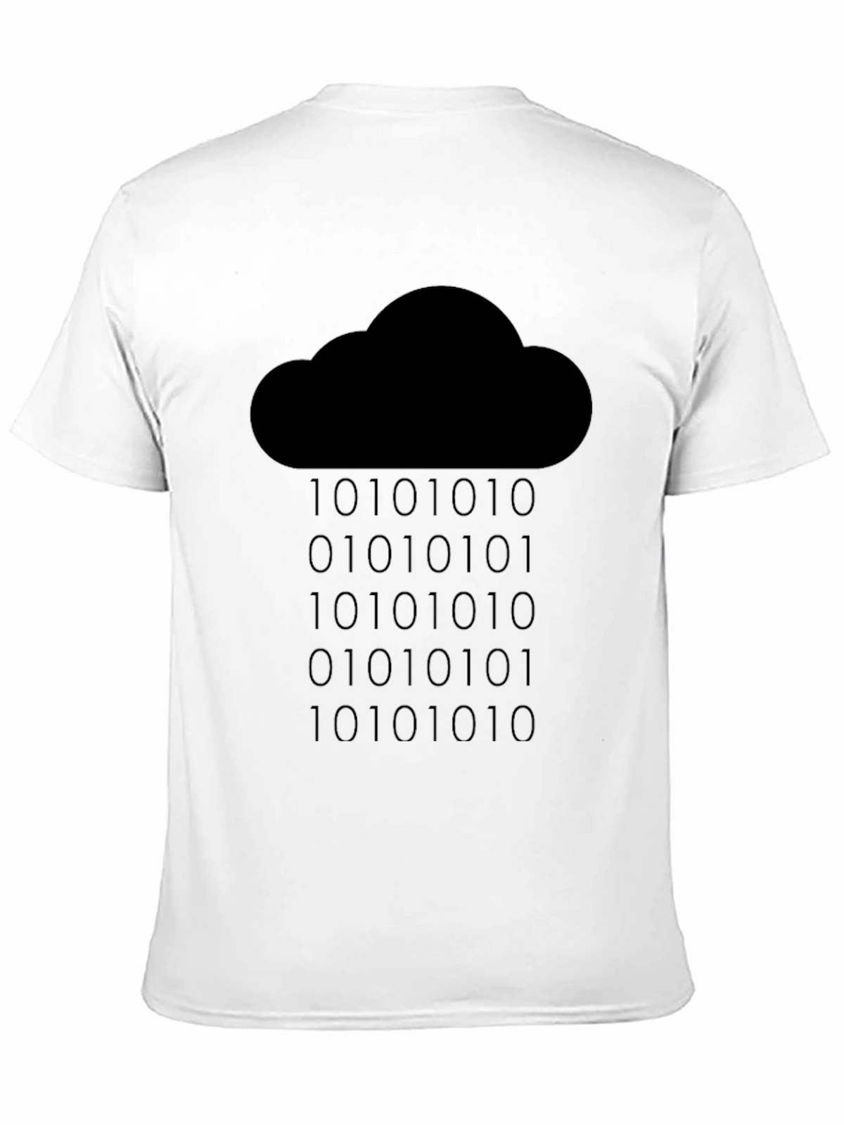 Cloud Binary Code T-Shirt