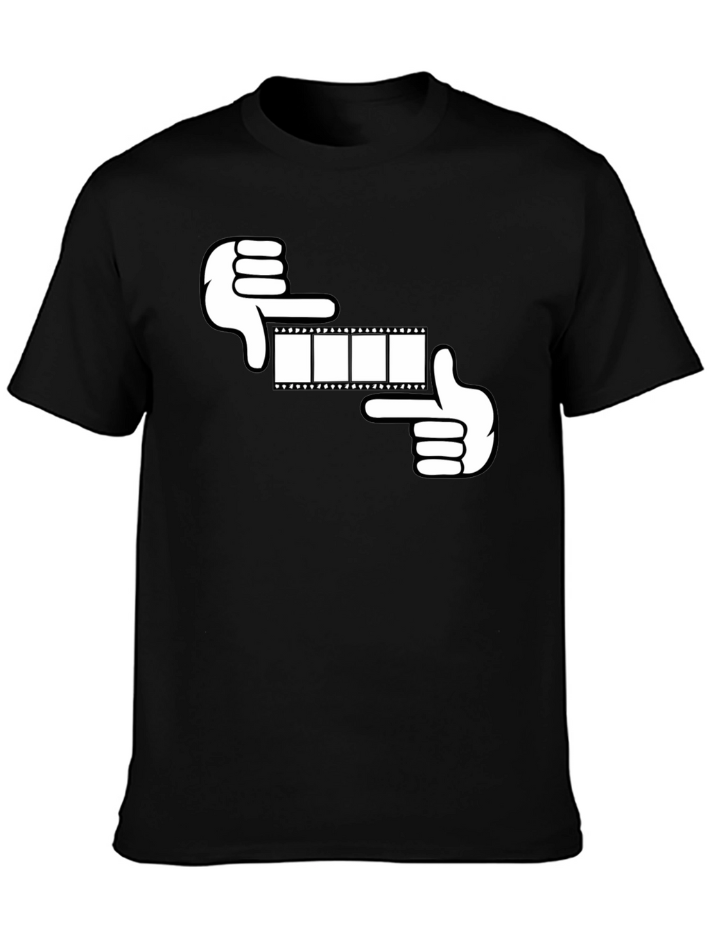 Film Frame Graphic Tee - Black