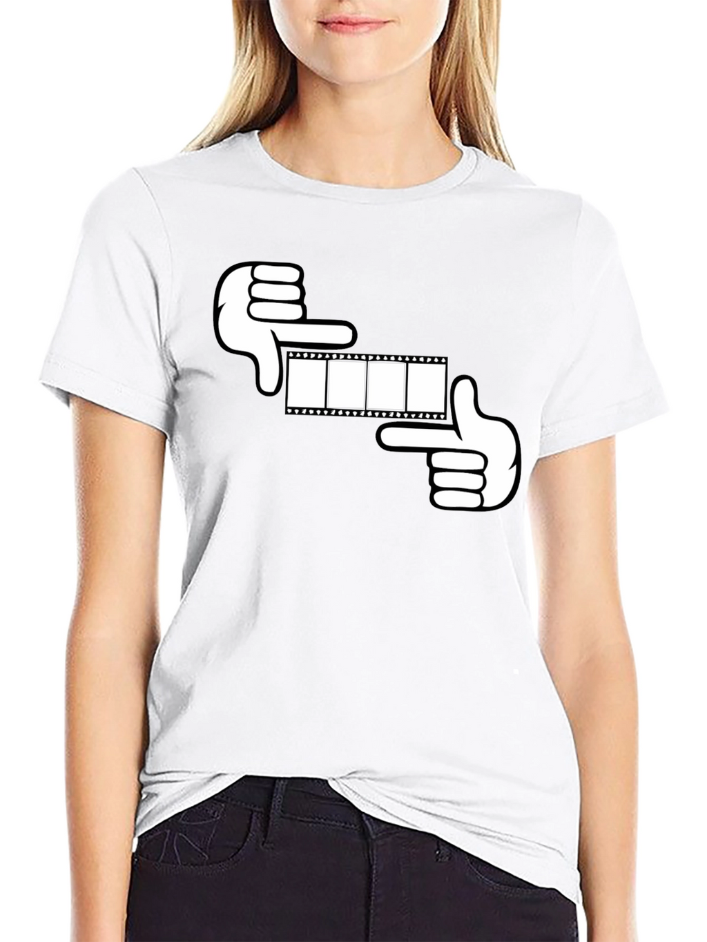 Film Frame Graphic Tee - Black
