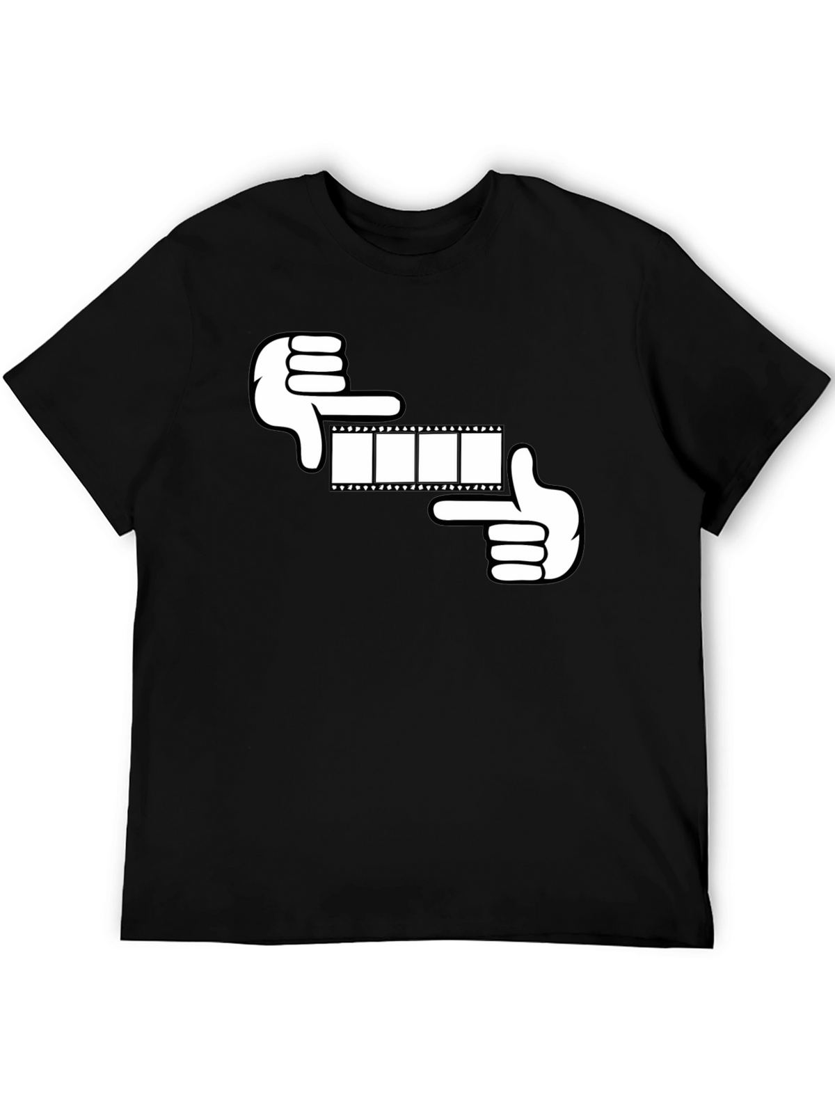 Film Frame Graphic Tee - Black