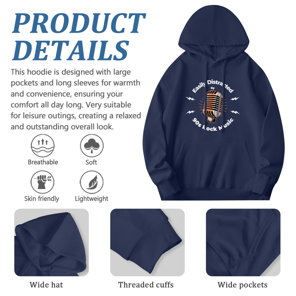 Rock Music Graphic Hoodie