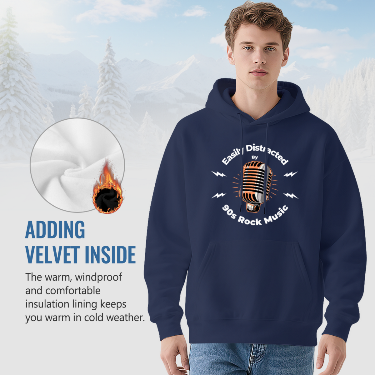 Rock Music Graphic Hoodie