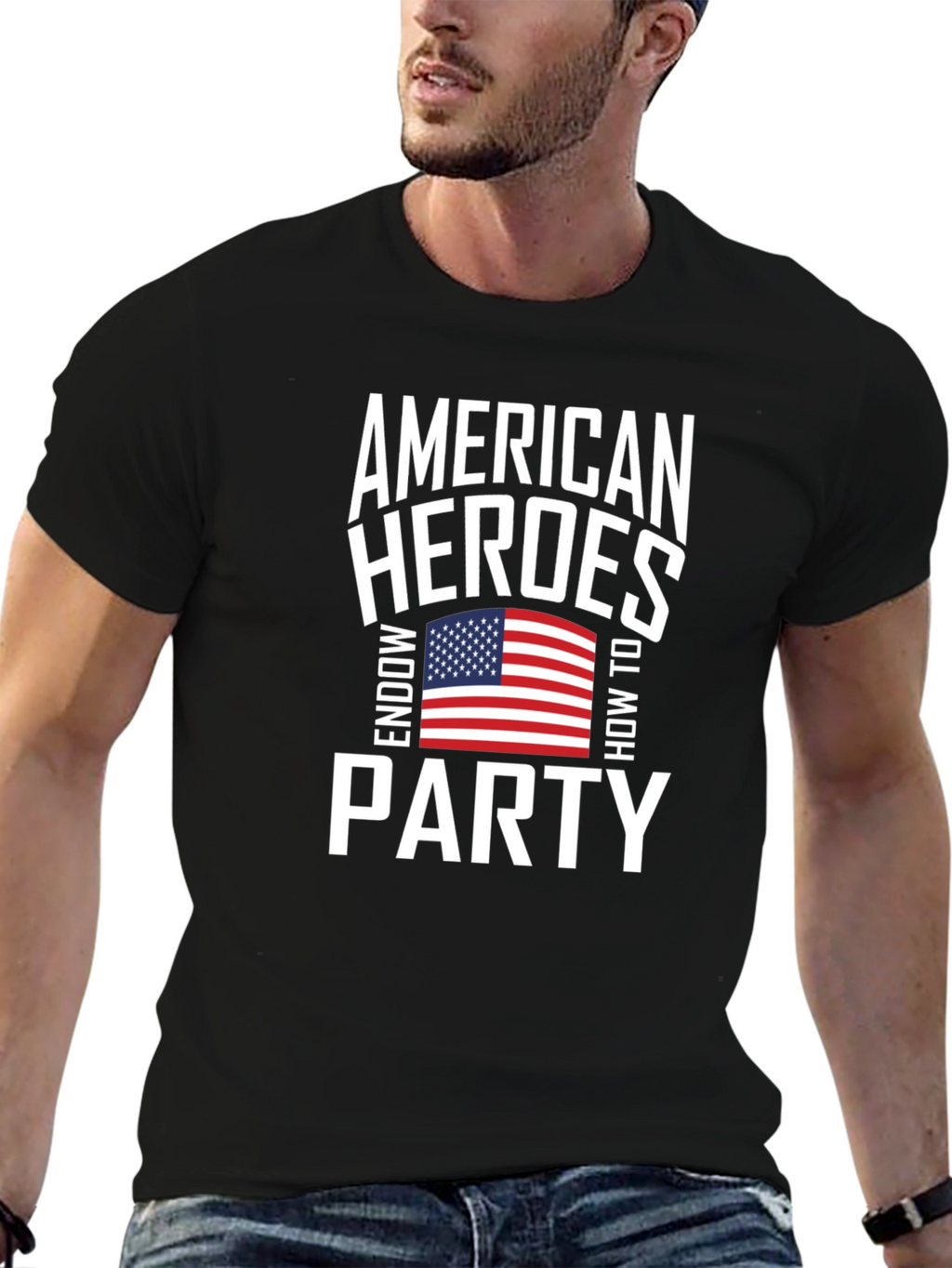 American Heroes Party Patriotic T-Shirt