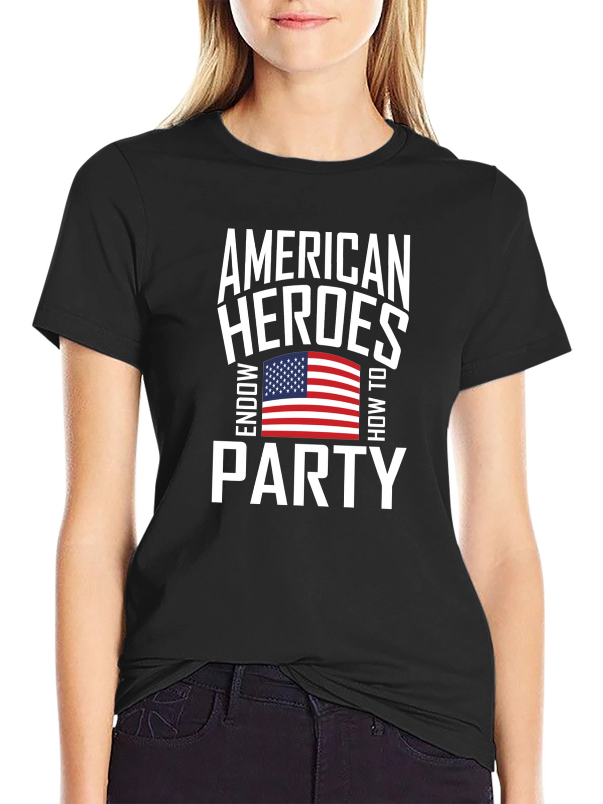 American Heroes Party Patriotic T-Shirt