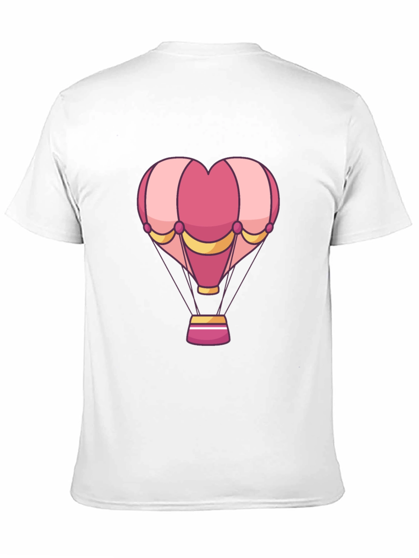 Heart Hot Air Balloon Graphic T-Shirt