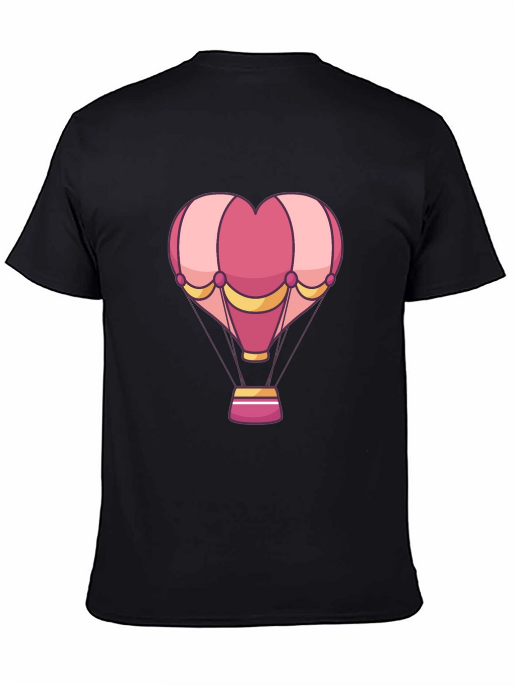 Heart Hot Air Balloon Graphic T-Shirt