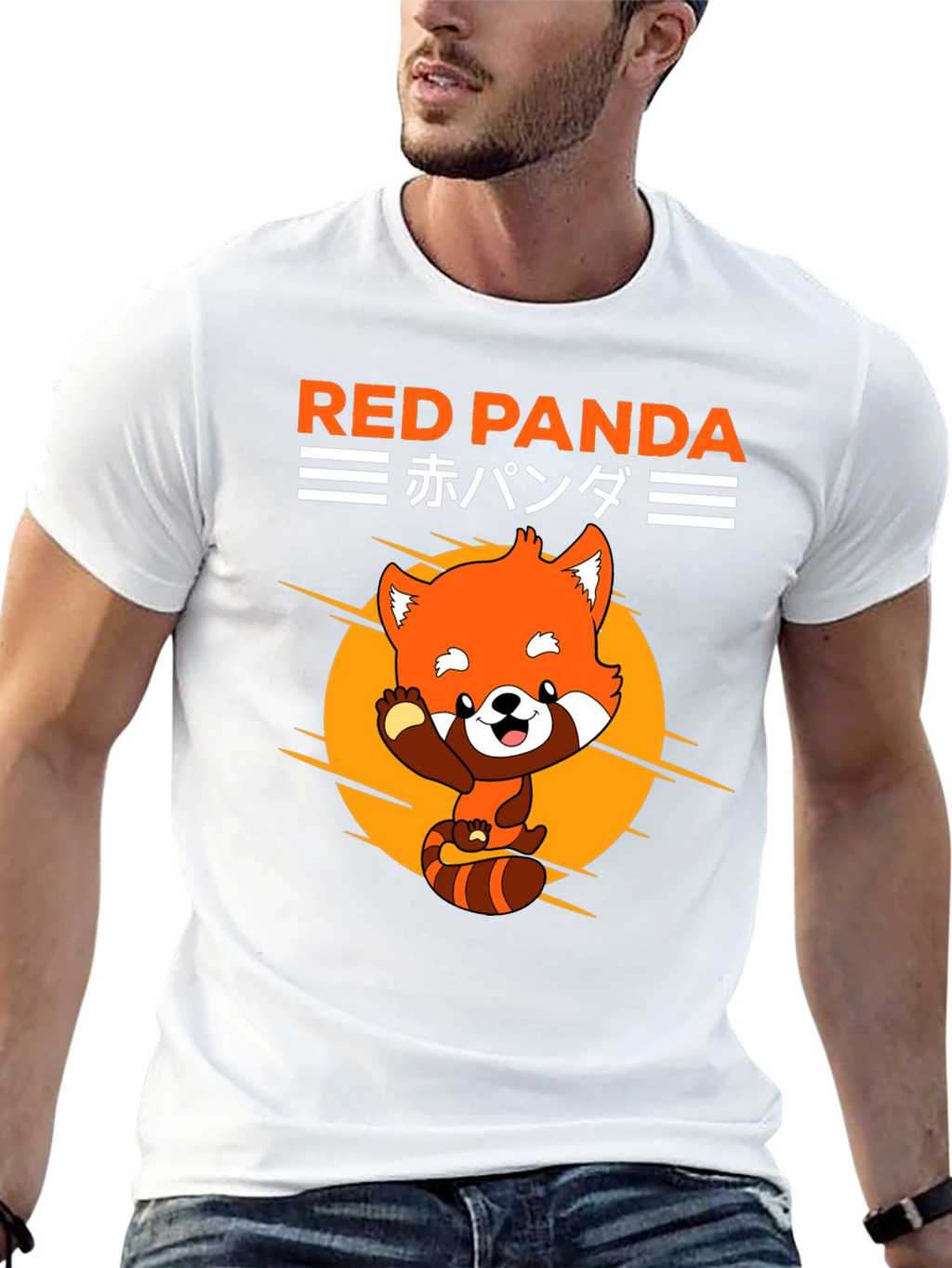 Red Panda Graphic Tee - Cute Anime Style