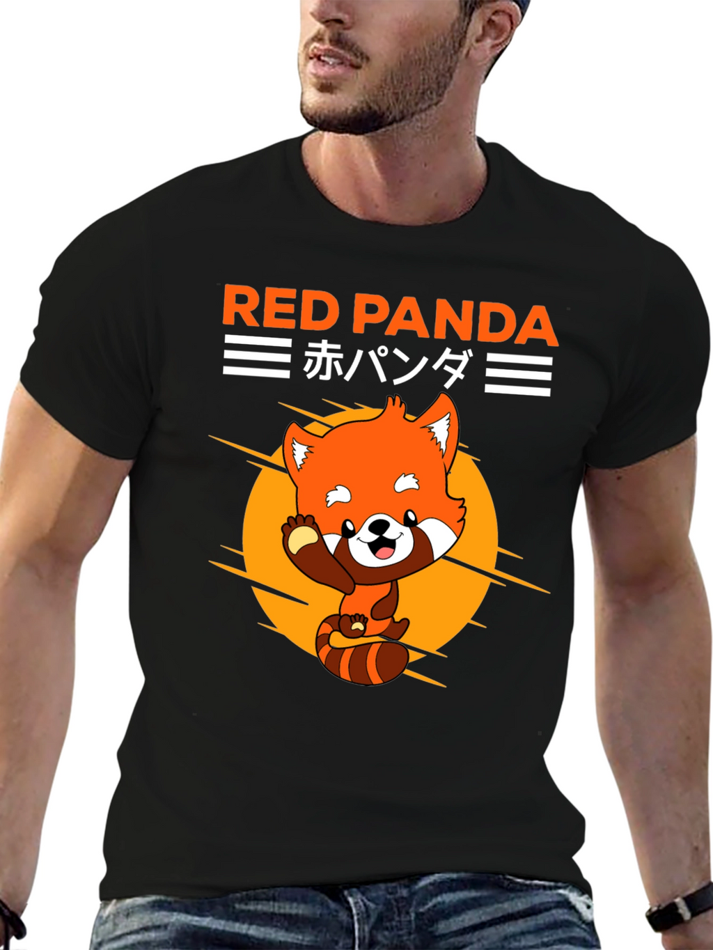 Red Panda Graphic Tee - Cute Anime Style