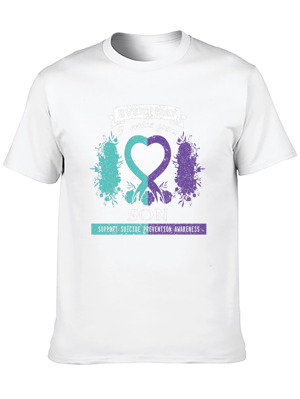 Everyday I Miss You Son Suicide Prevention Awareness T-Shirt