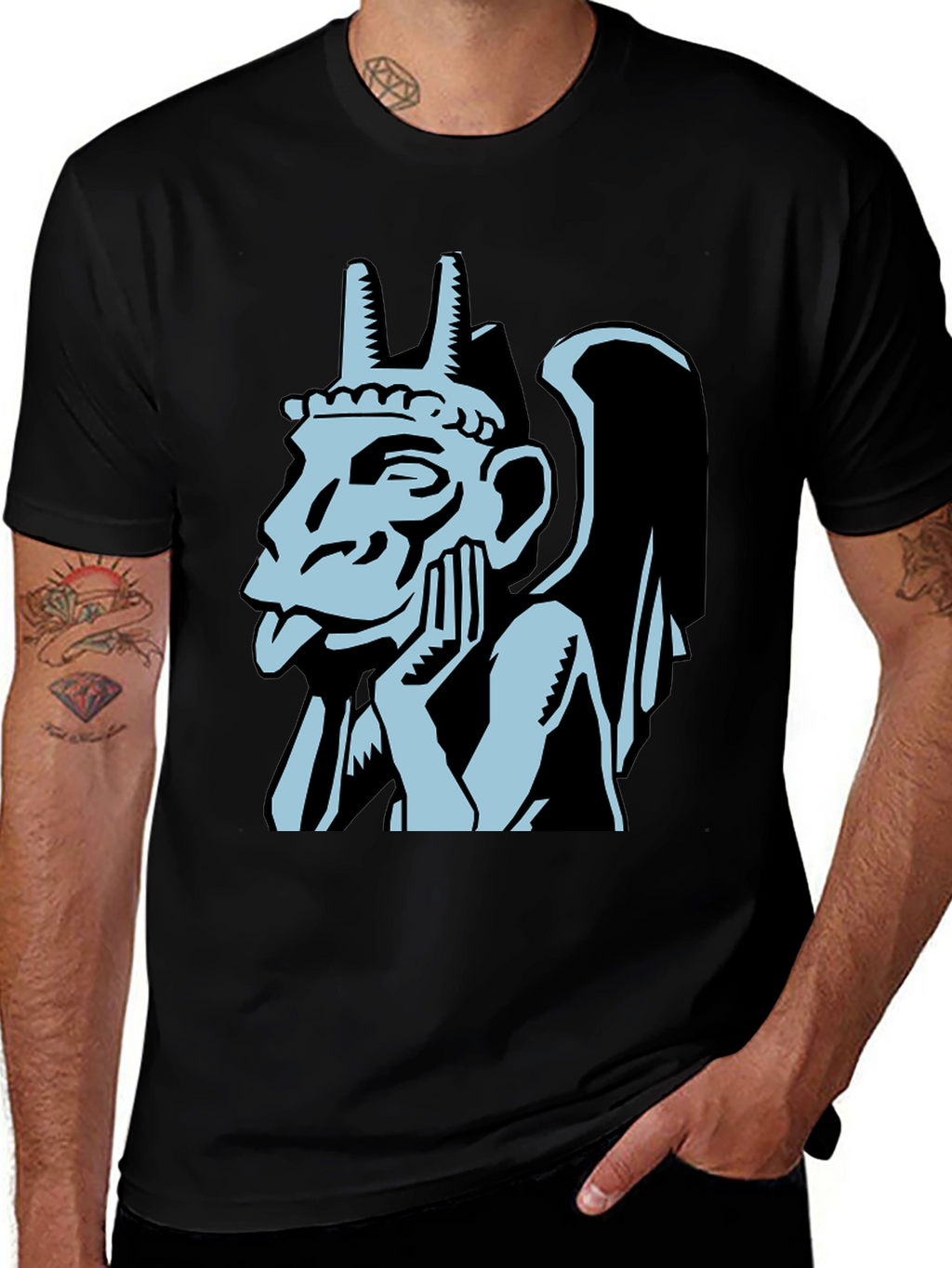 Gargoyle Graphic Tee - Black T-Shirt