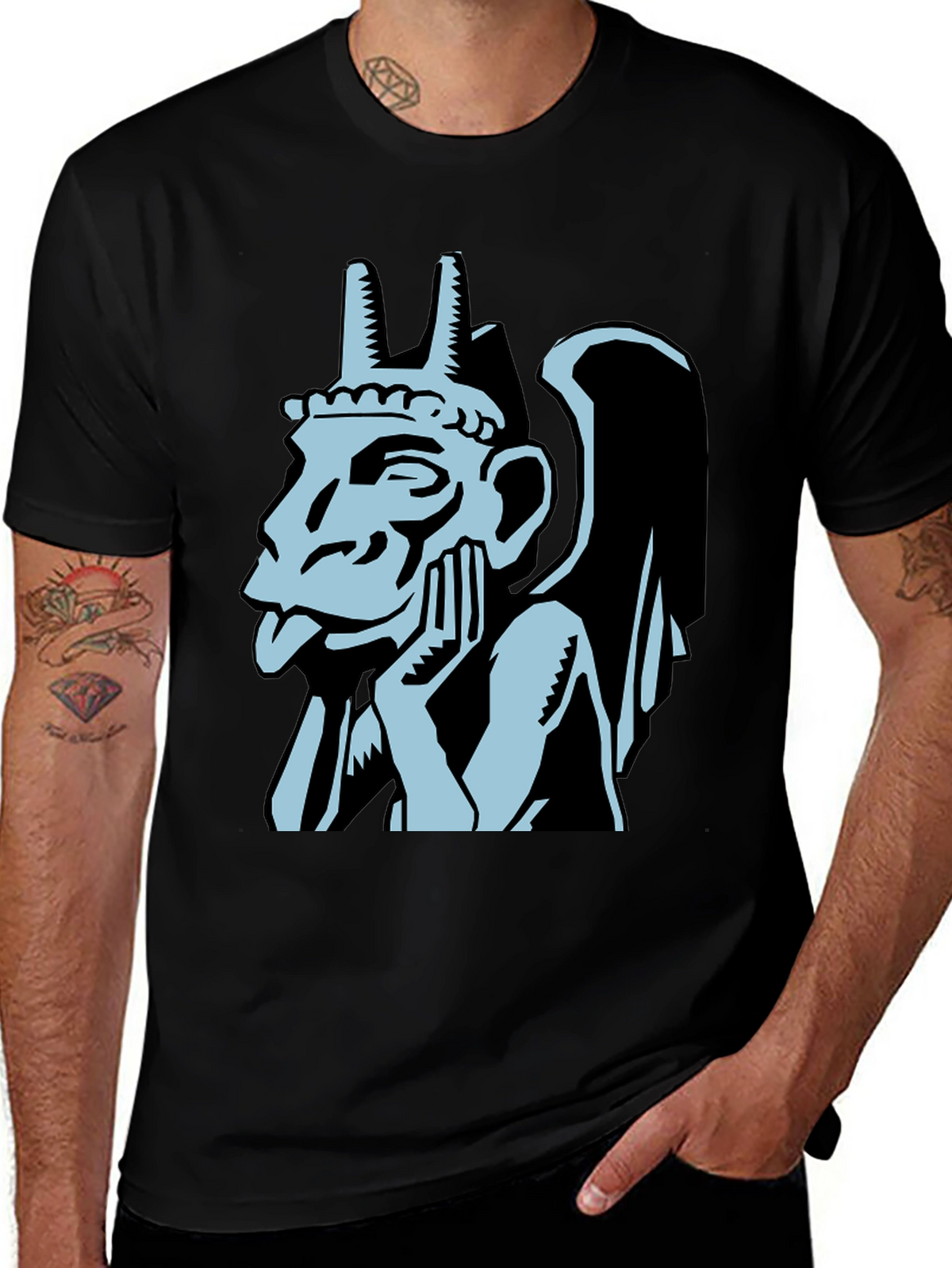 Gargoyle Graphic Tee - Black T-Shirt