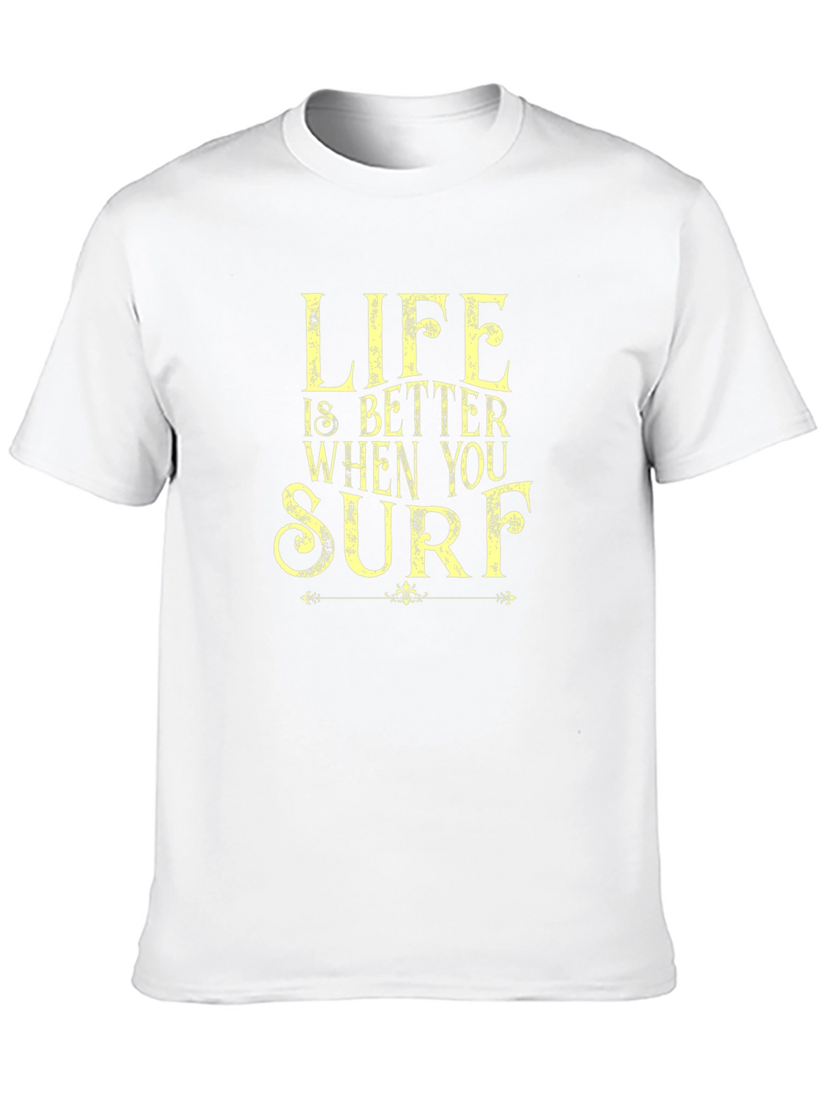 Life Is Better When You Surf Black T-Shirt