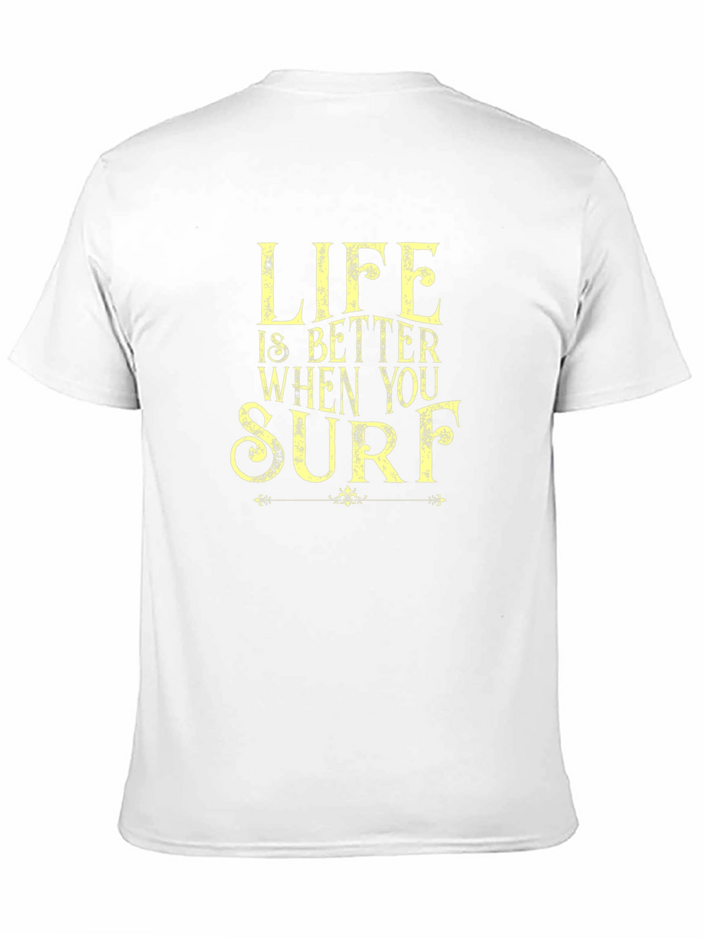 Life Is Better When You Surf Black T-Shirt