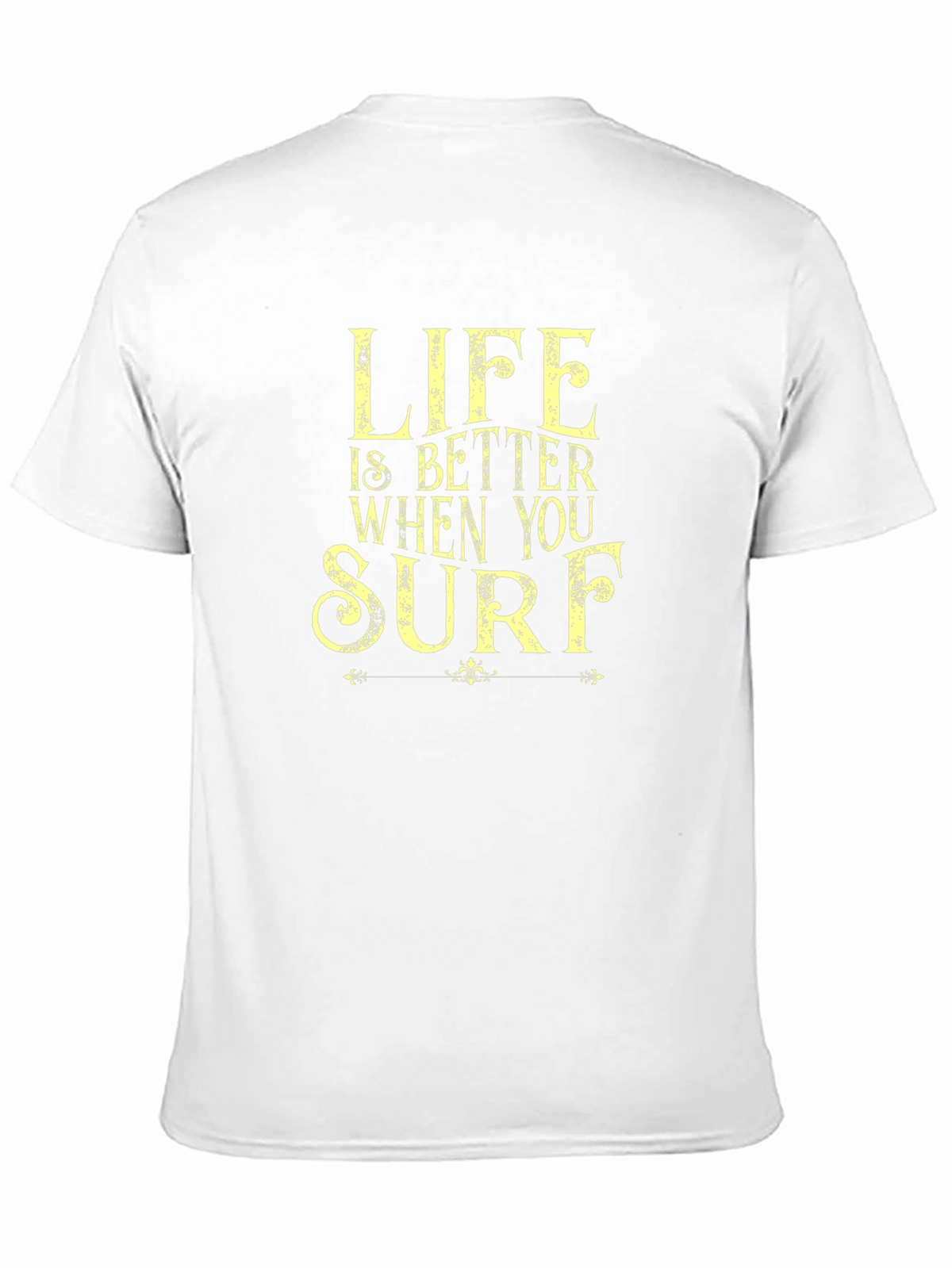 Life Is Better When You Surf Black T-Shirt