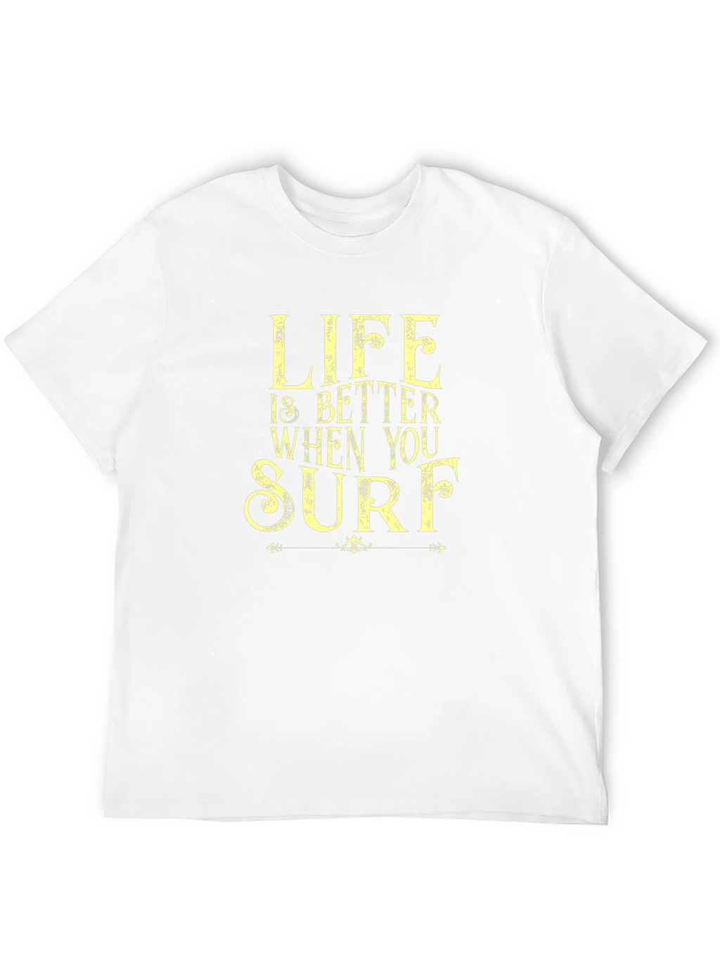 Life Is Better When You Surf Black T-Shirt