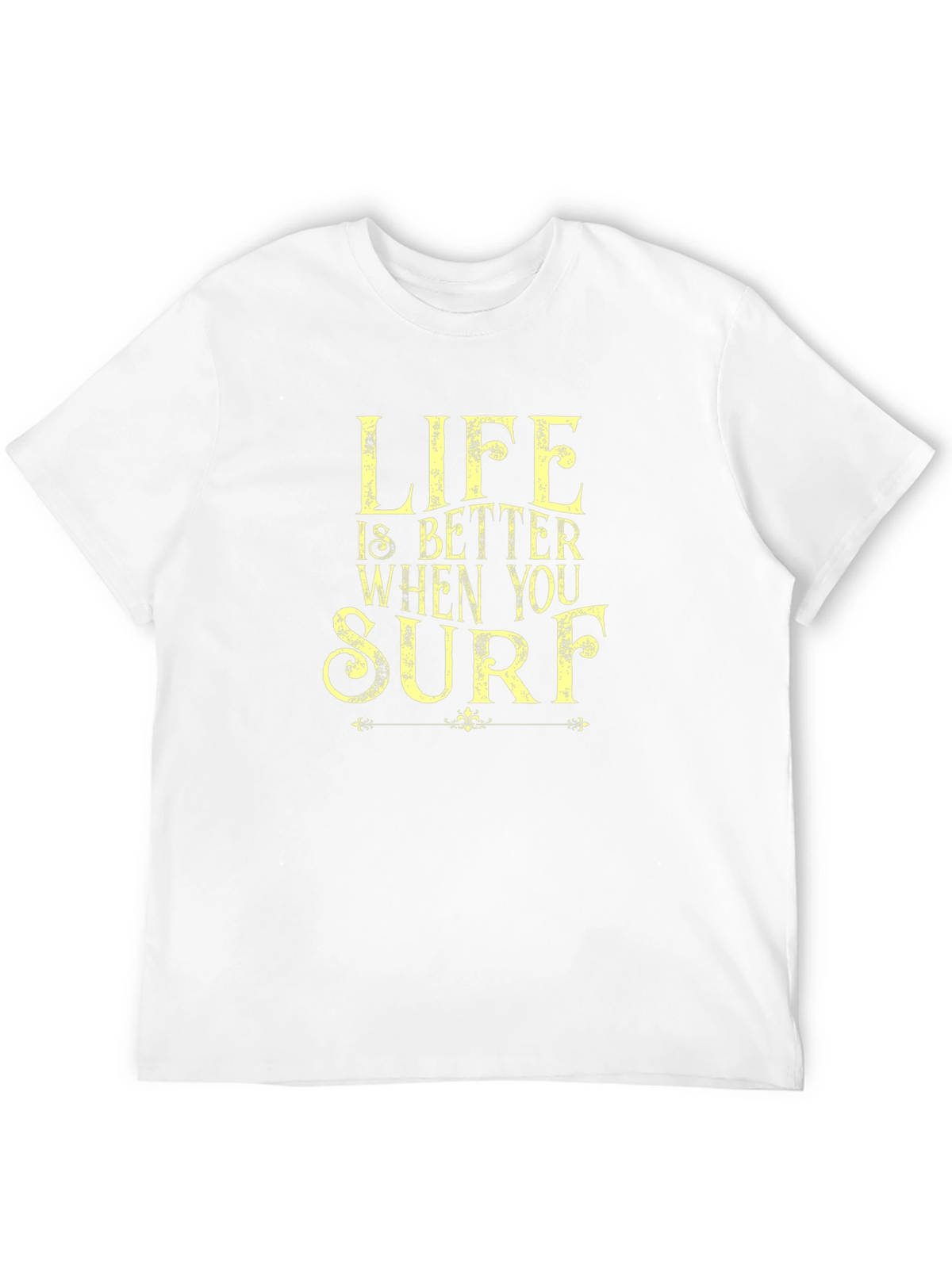 Life Is Better When You Surf Black T-Shirt