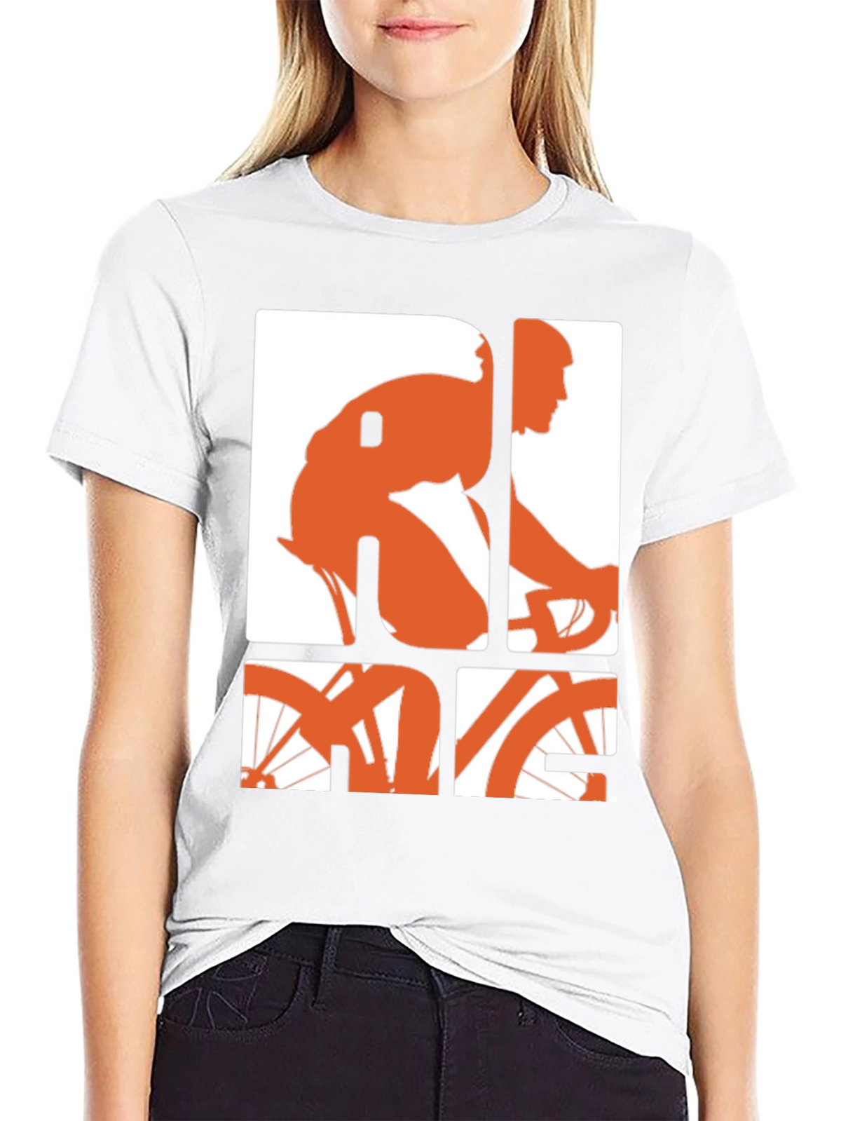 Ride Graphic Tee - Black Cotton Blend T-Shirt