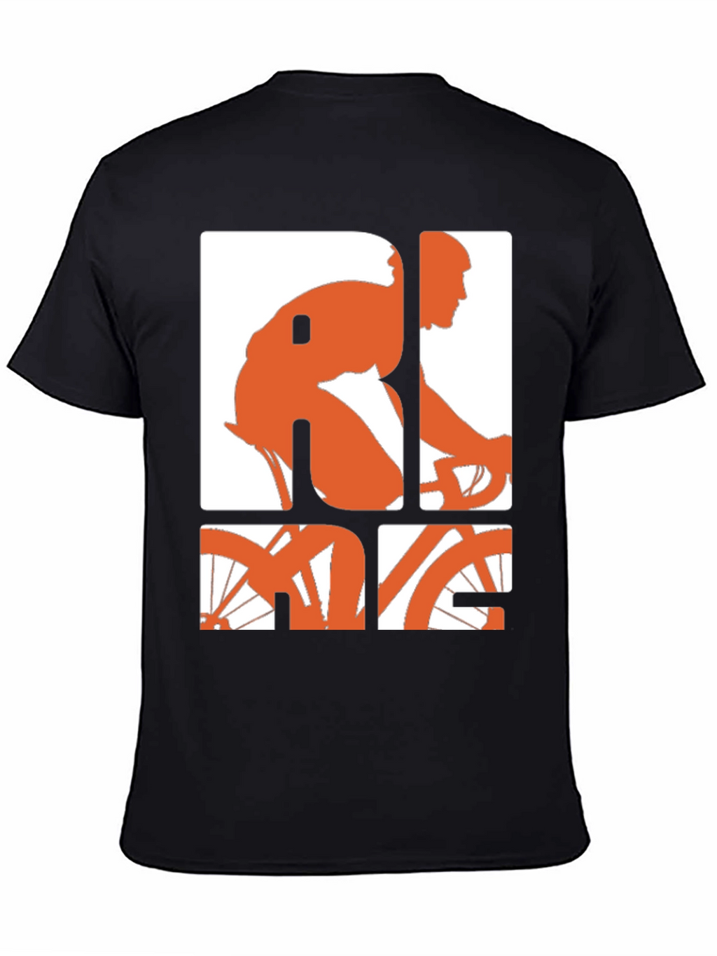 Ride Graphic Tee - Black Cotton Blend T-Shirt