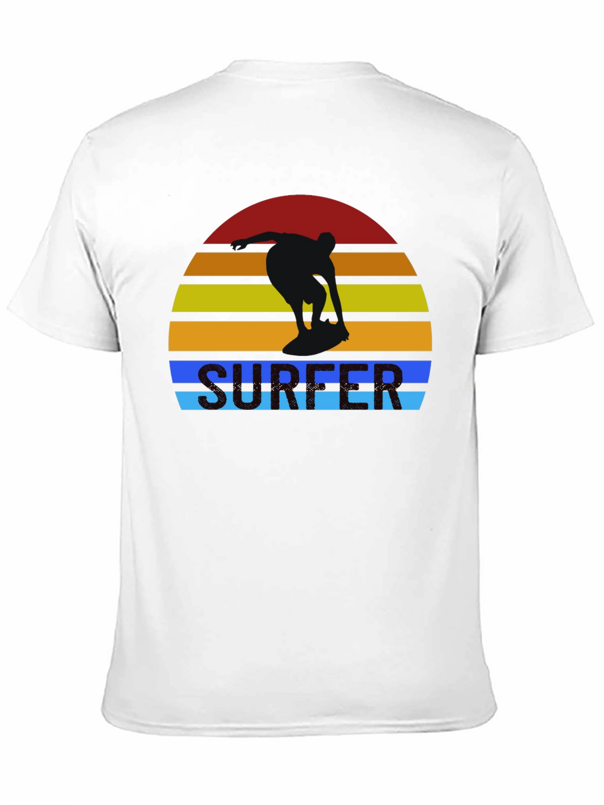 Retro Surfer Sunset Graphic T-Shirt