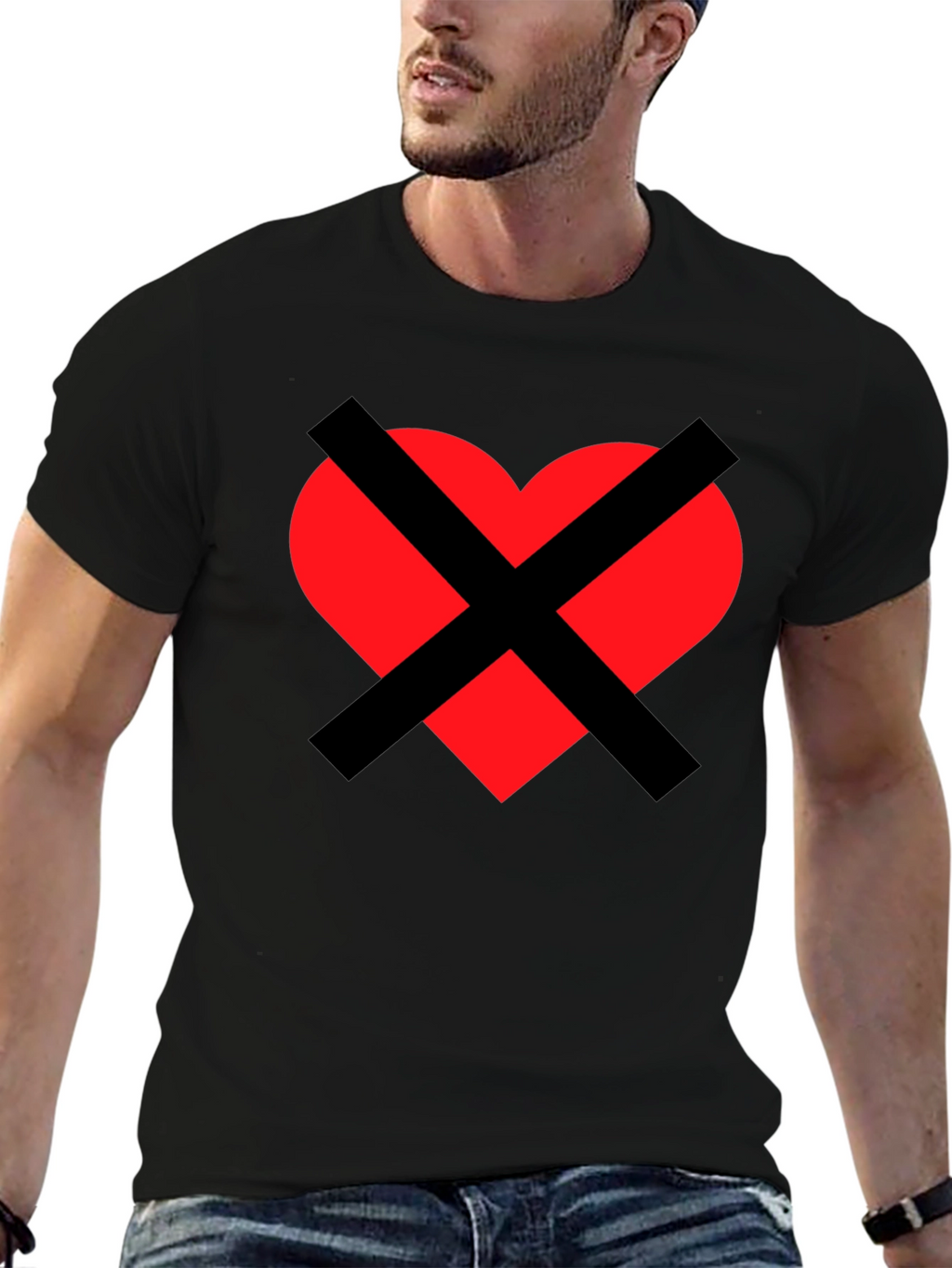 Heartbreaker Graphic Tee - Black
