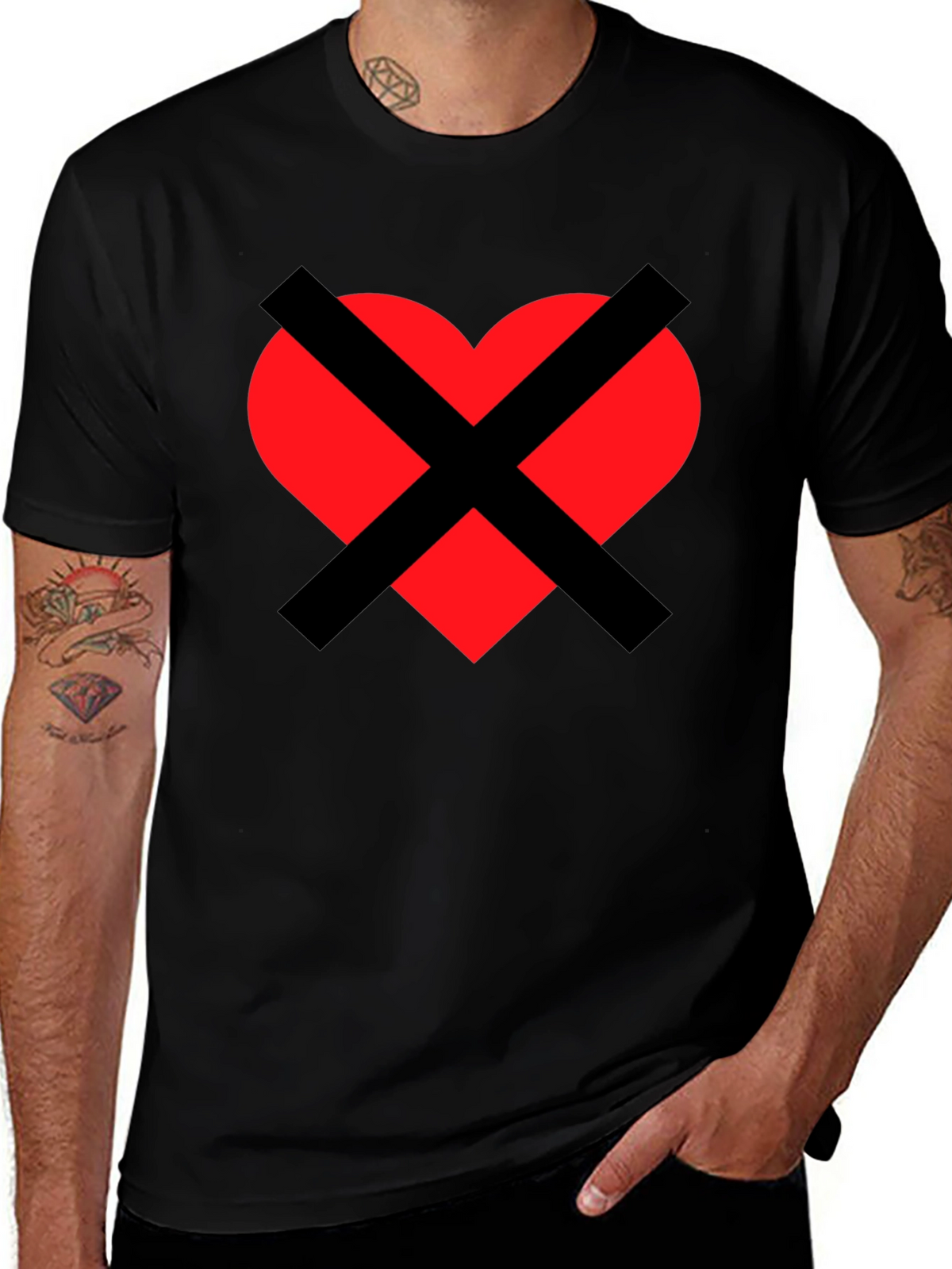 Heartbreaker Graphic Tee - Black