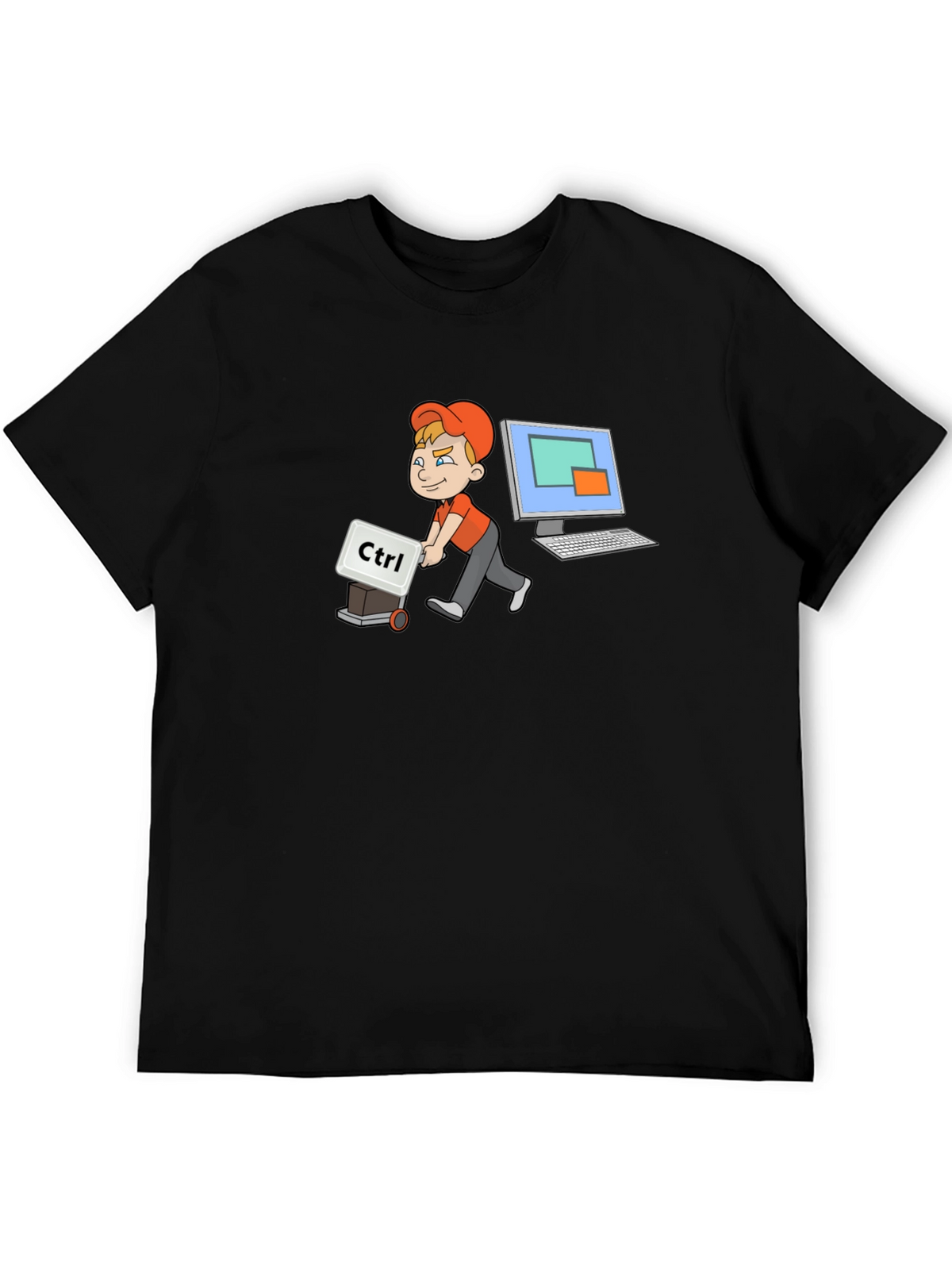 Geeky Ctrl Computer T-Shirt