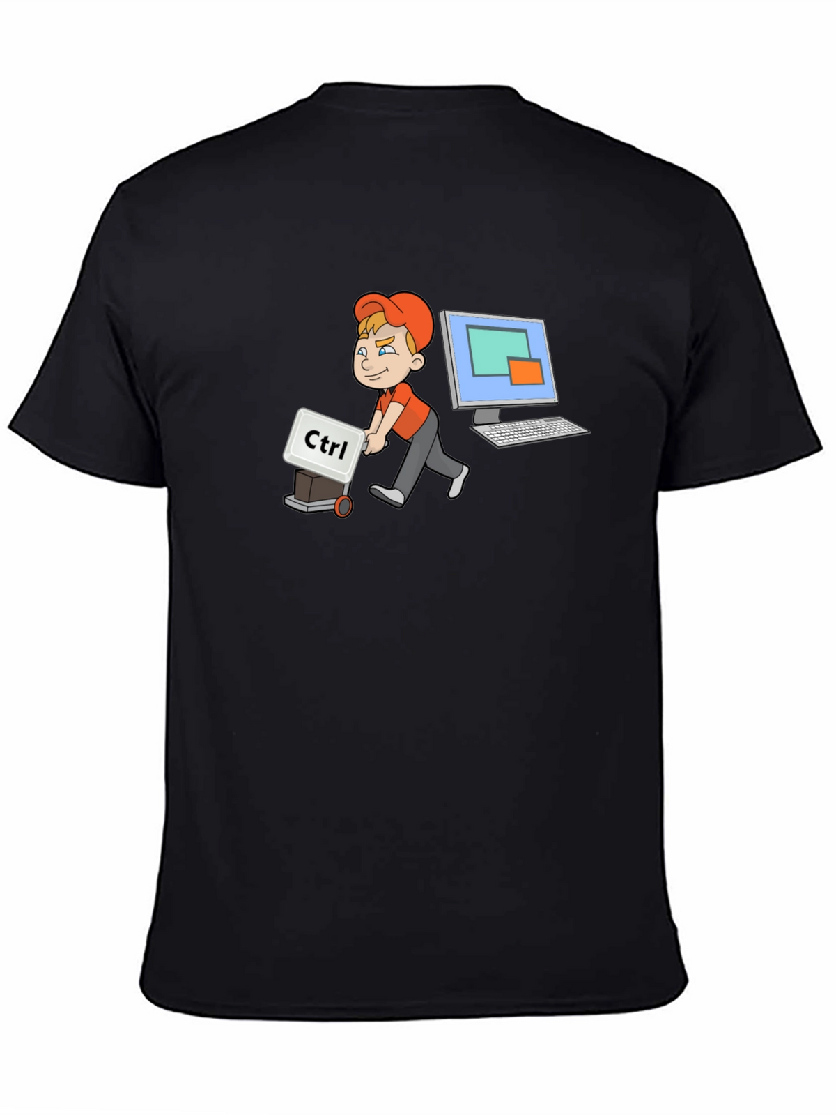 Geeky Ctrl Computer T-Shirt