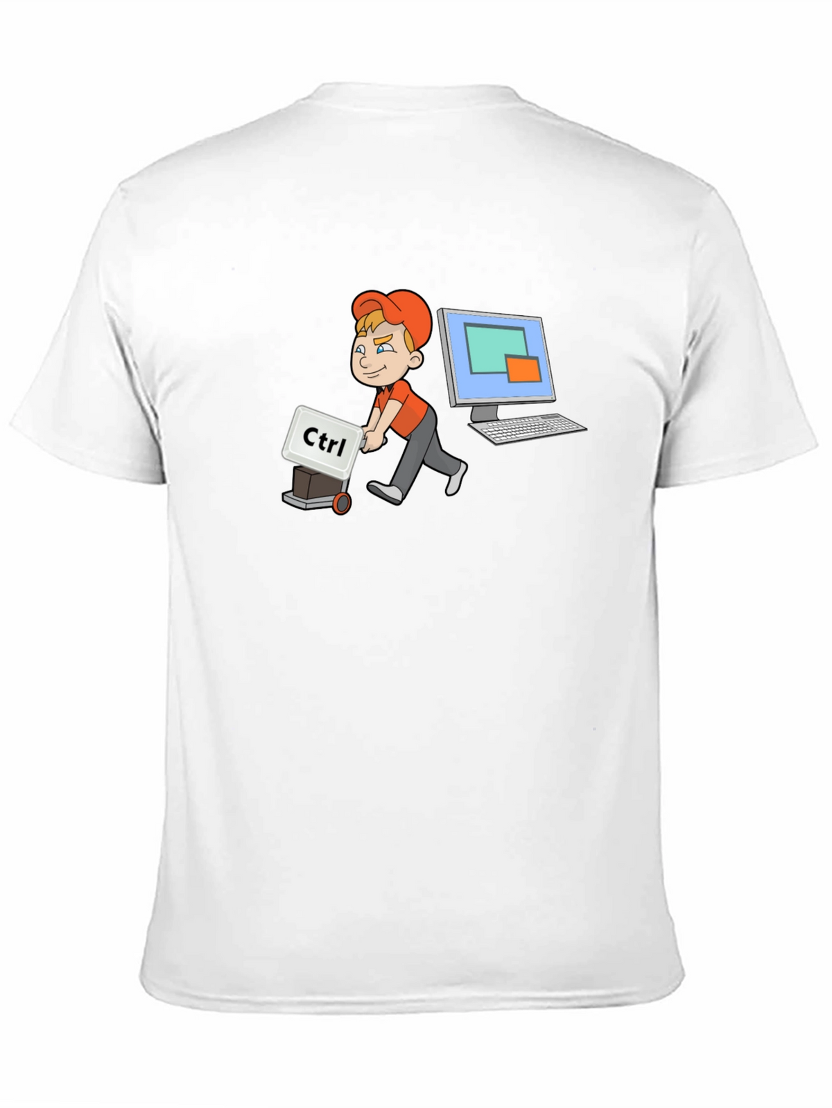 Geeky Ctrl Computer T-Shirt