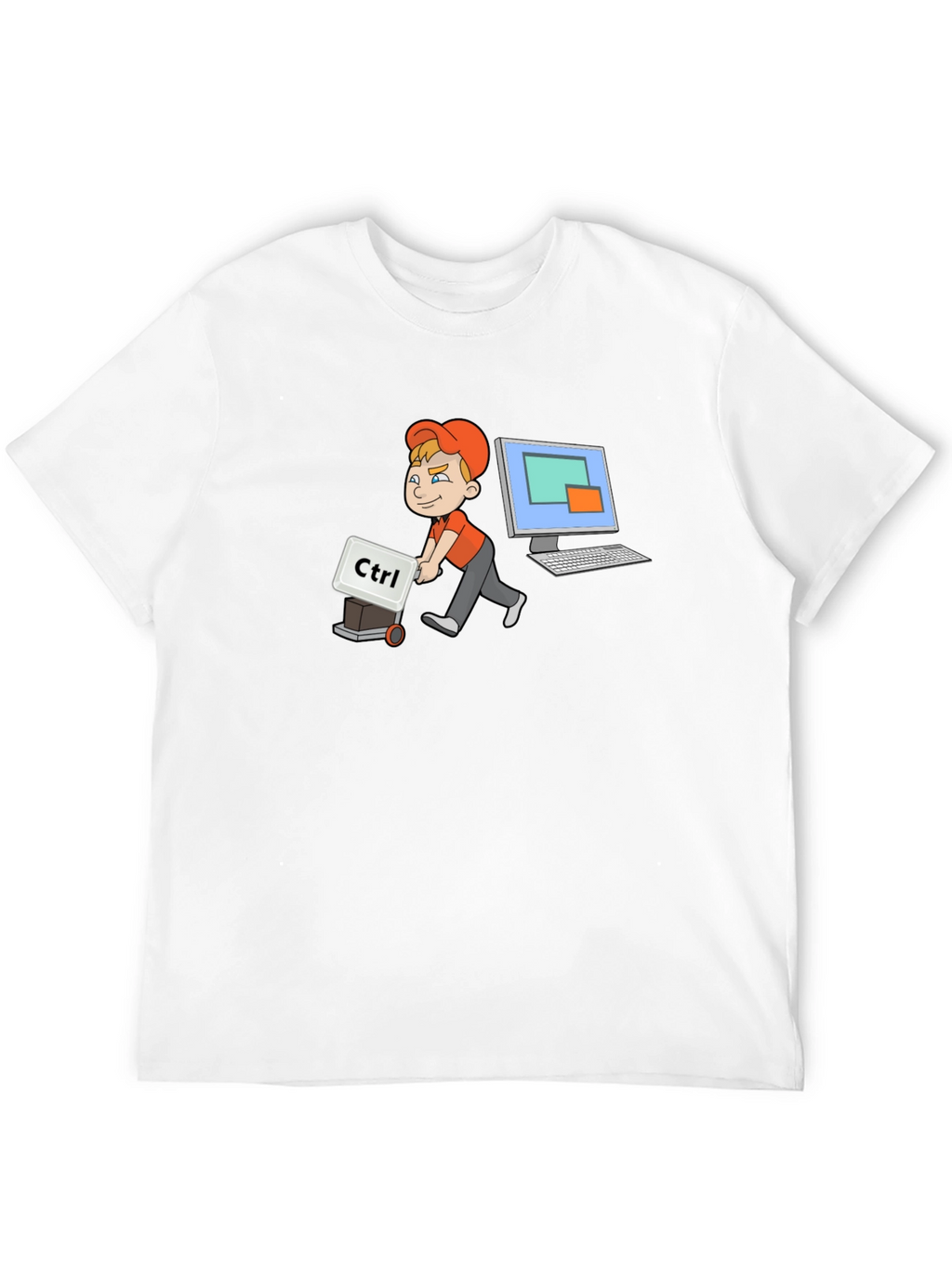 Geeky Ctrl Computer T-Shirt