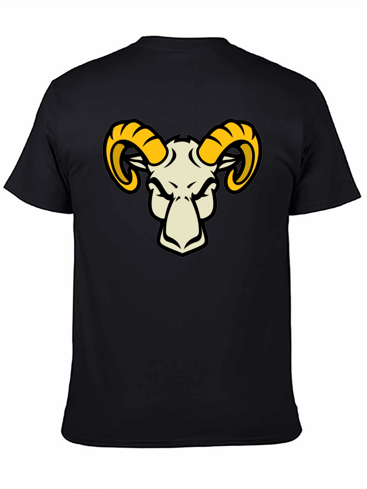 Ram Graphic Black T-Shirt