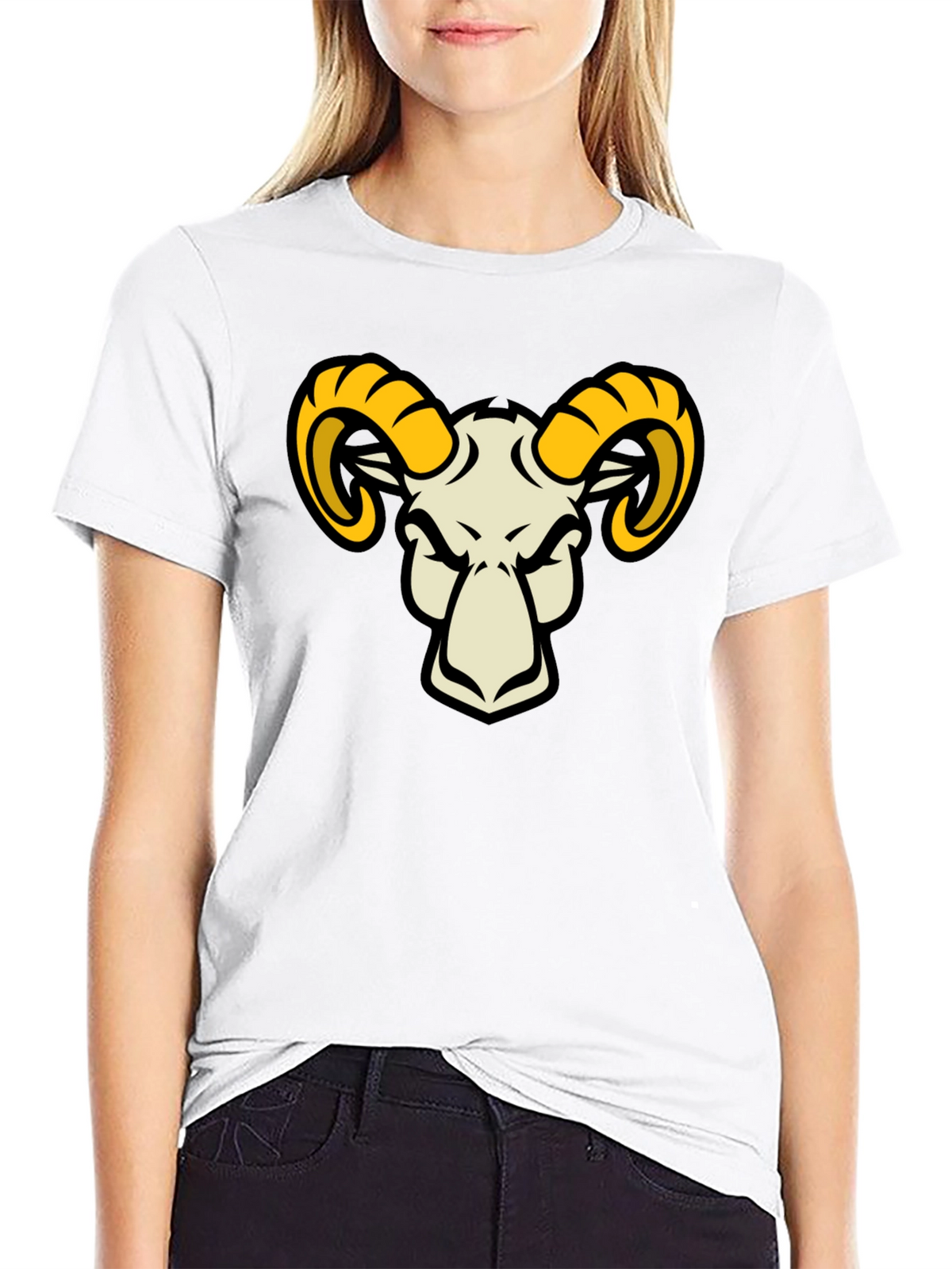 Ram Graphic Black T-Shirt
