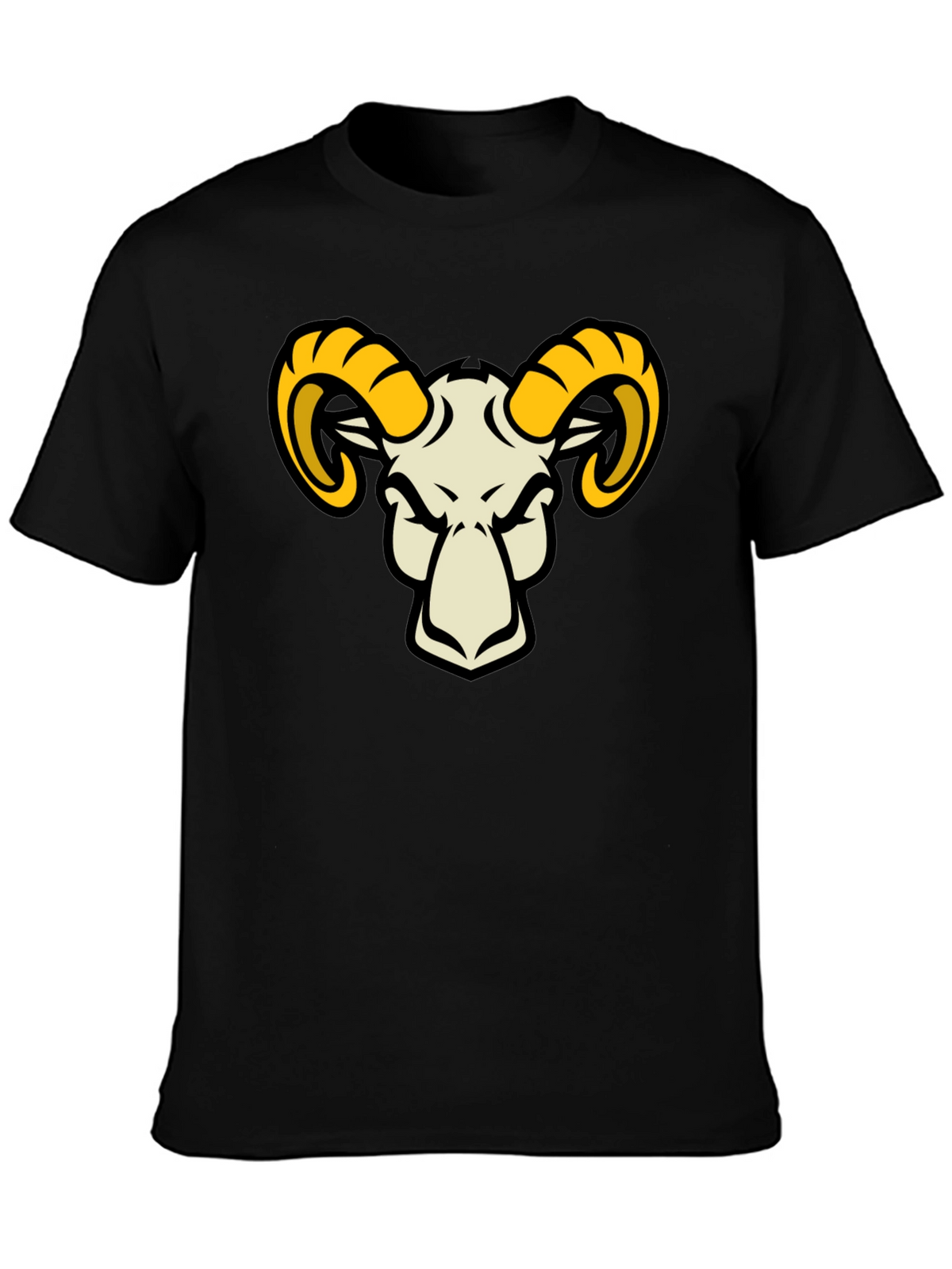 Ram Graphic Black T-Shirt