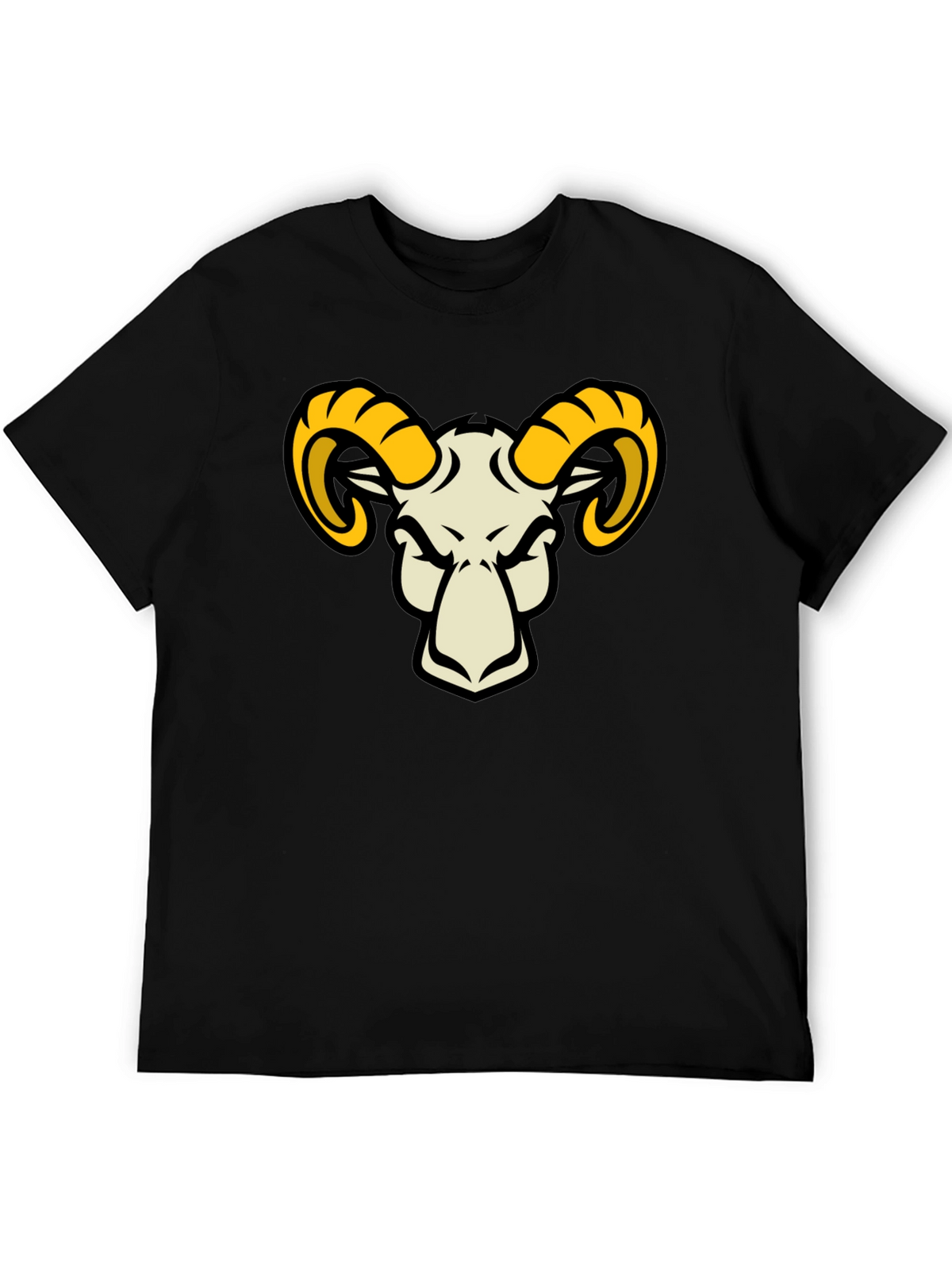 Ram Graphic Black T-Shirt