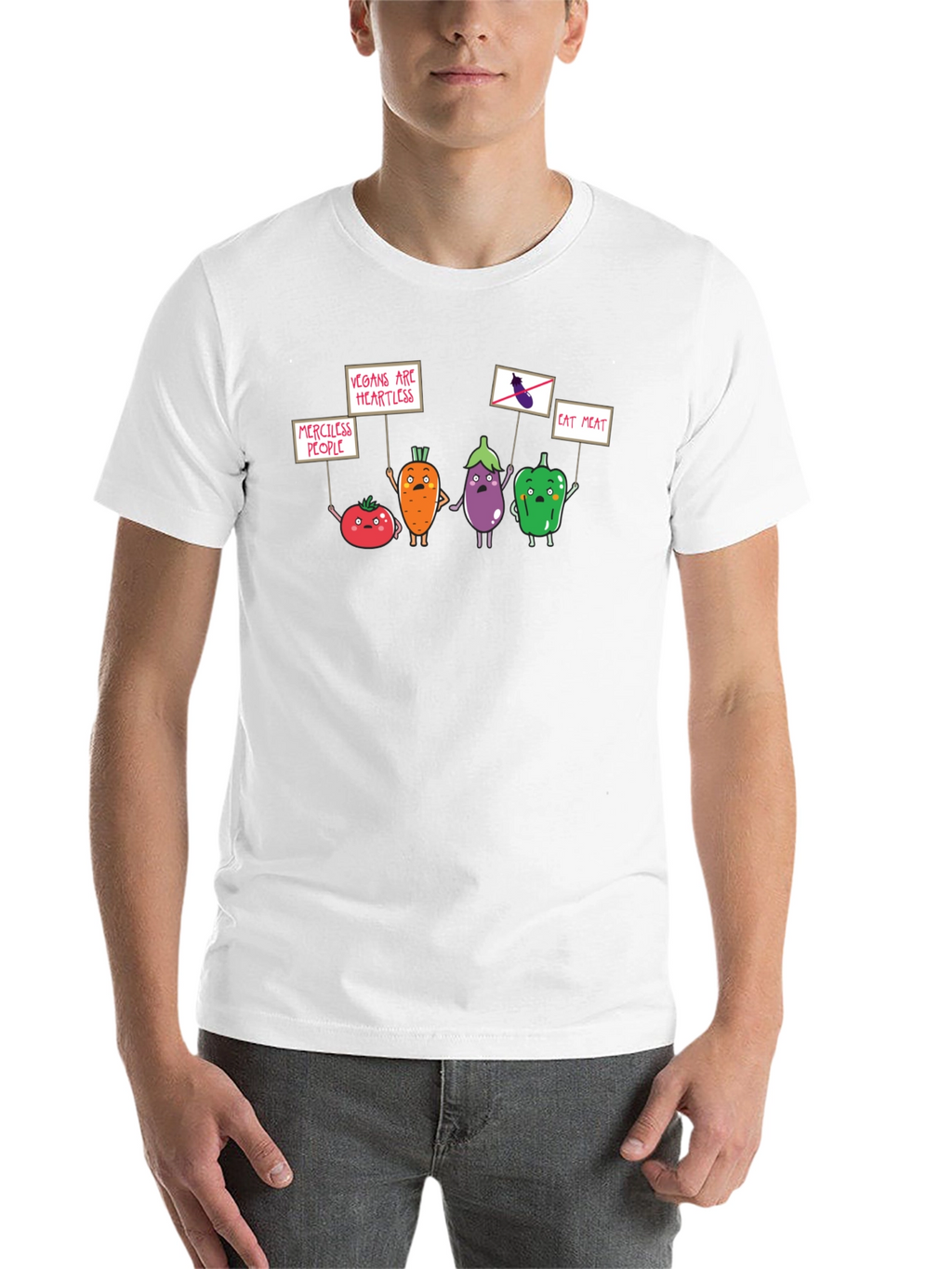 Vegan Protest Black T-Shirt