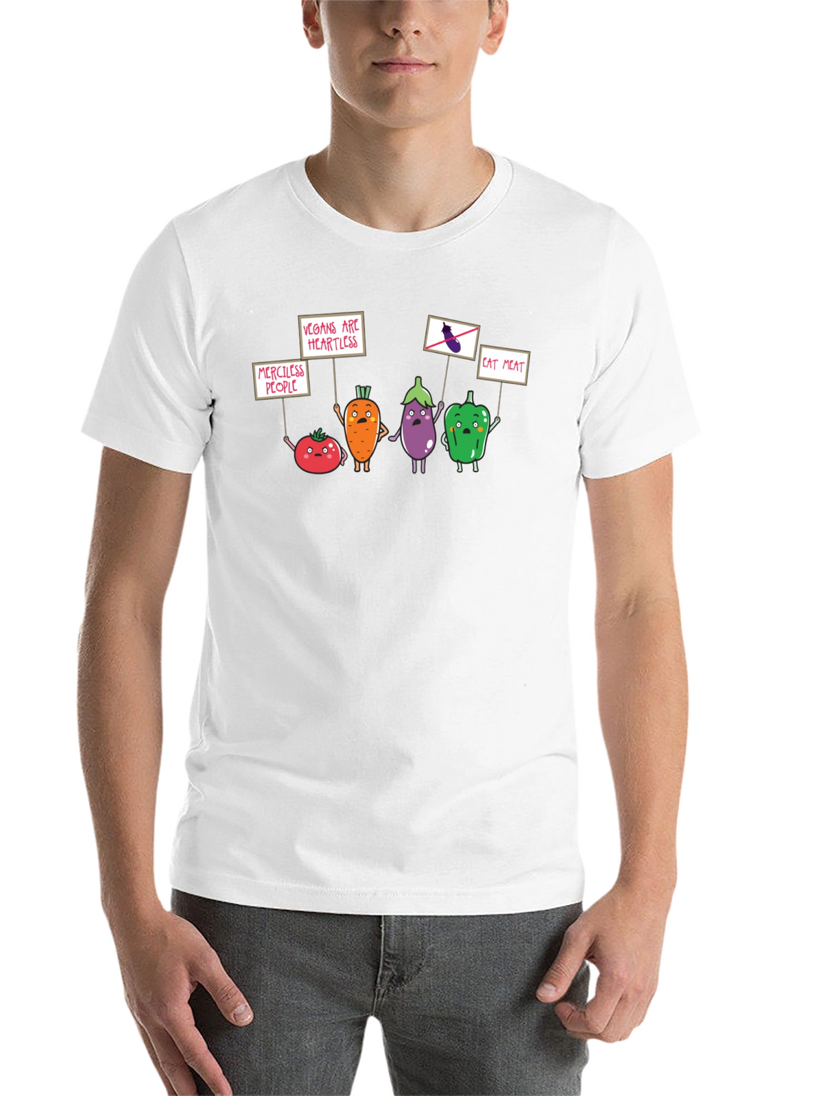 Vegan Protest Black T-Shirt