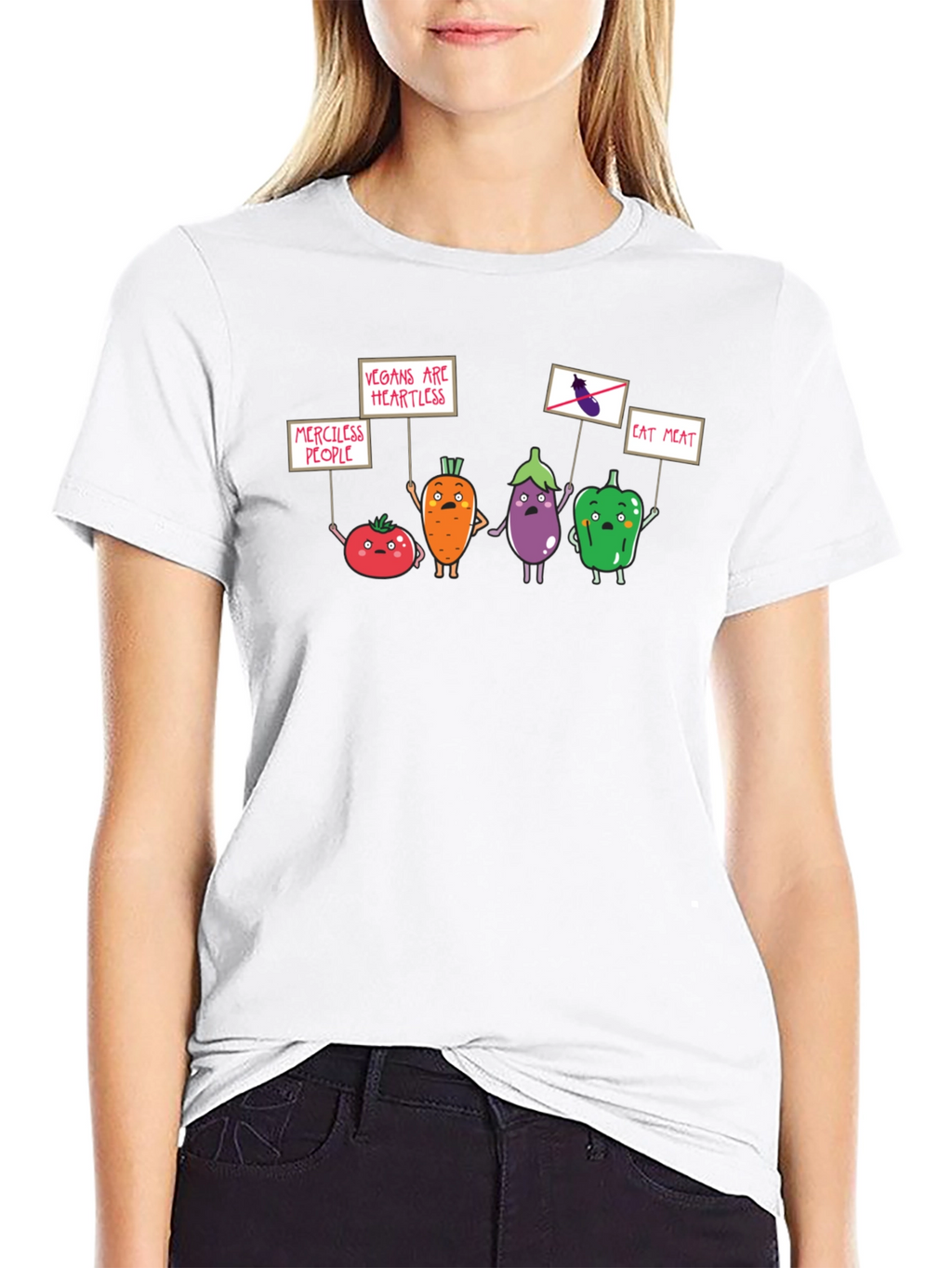 Vegan Protest Black T-Shirt