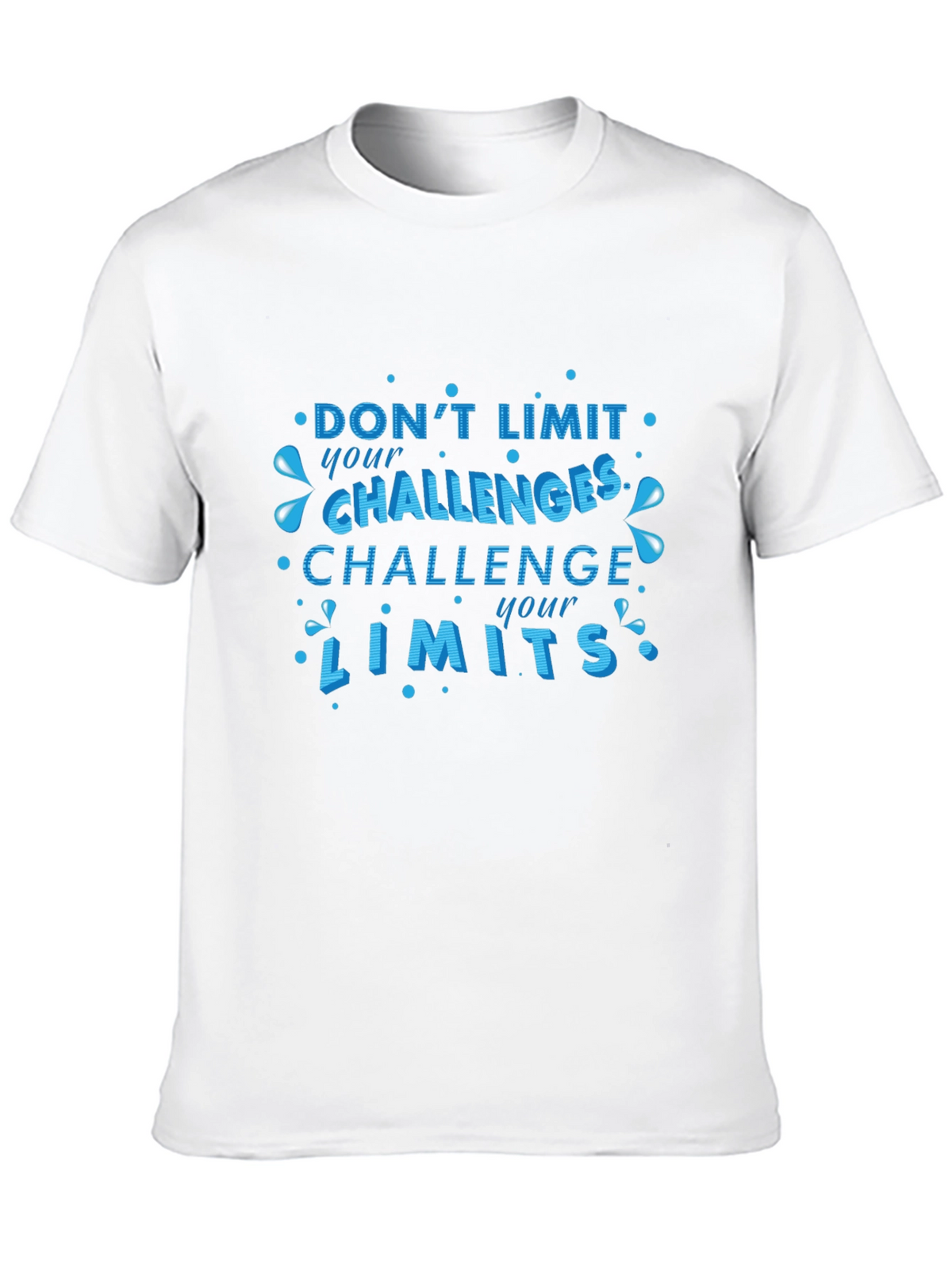 Challenge Your Limits Graphic Black Tee