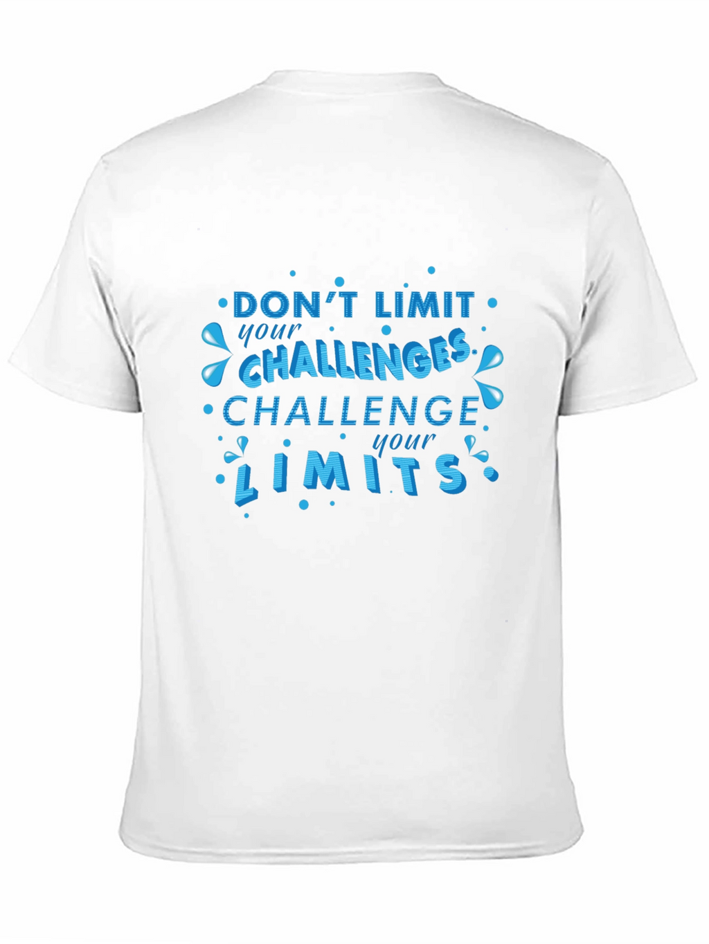 Challenge Your Limits Graphic Black Tee