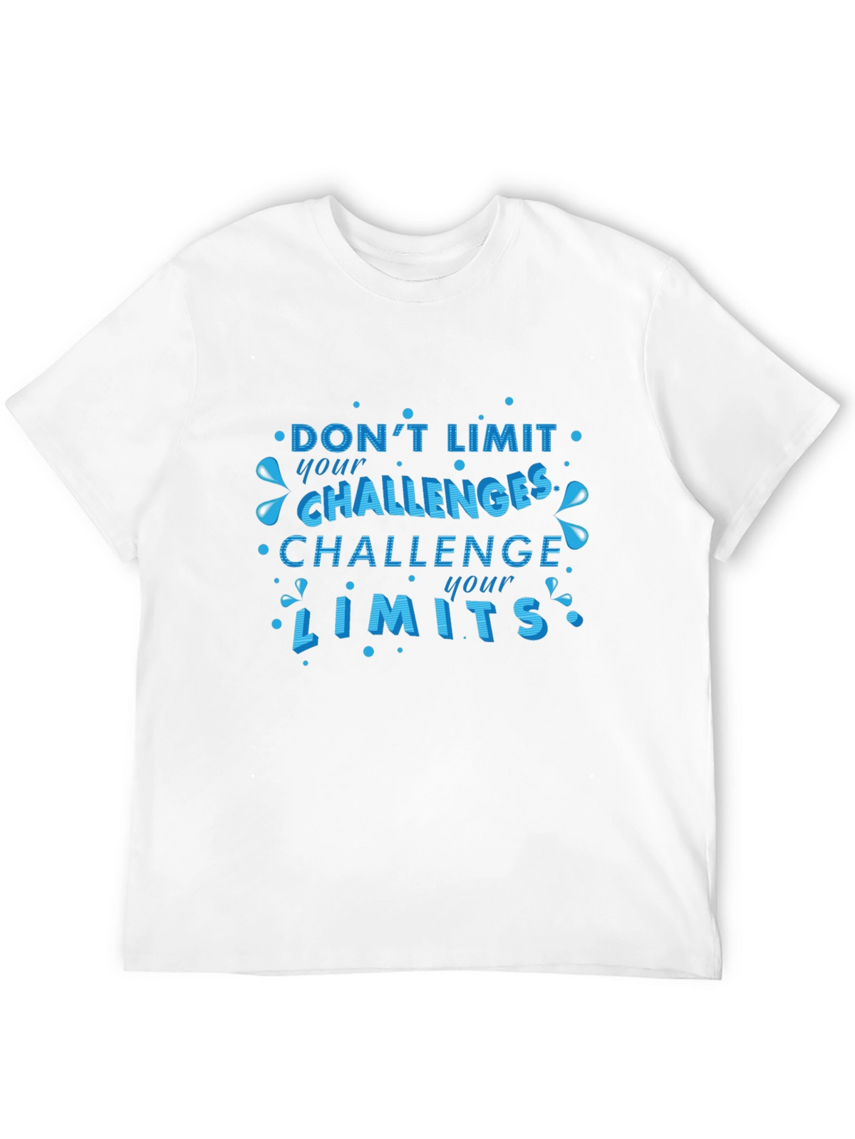 Challenge Your Limits Graphic Black Tee