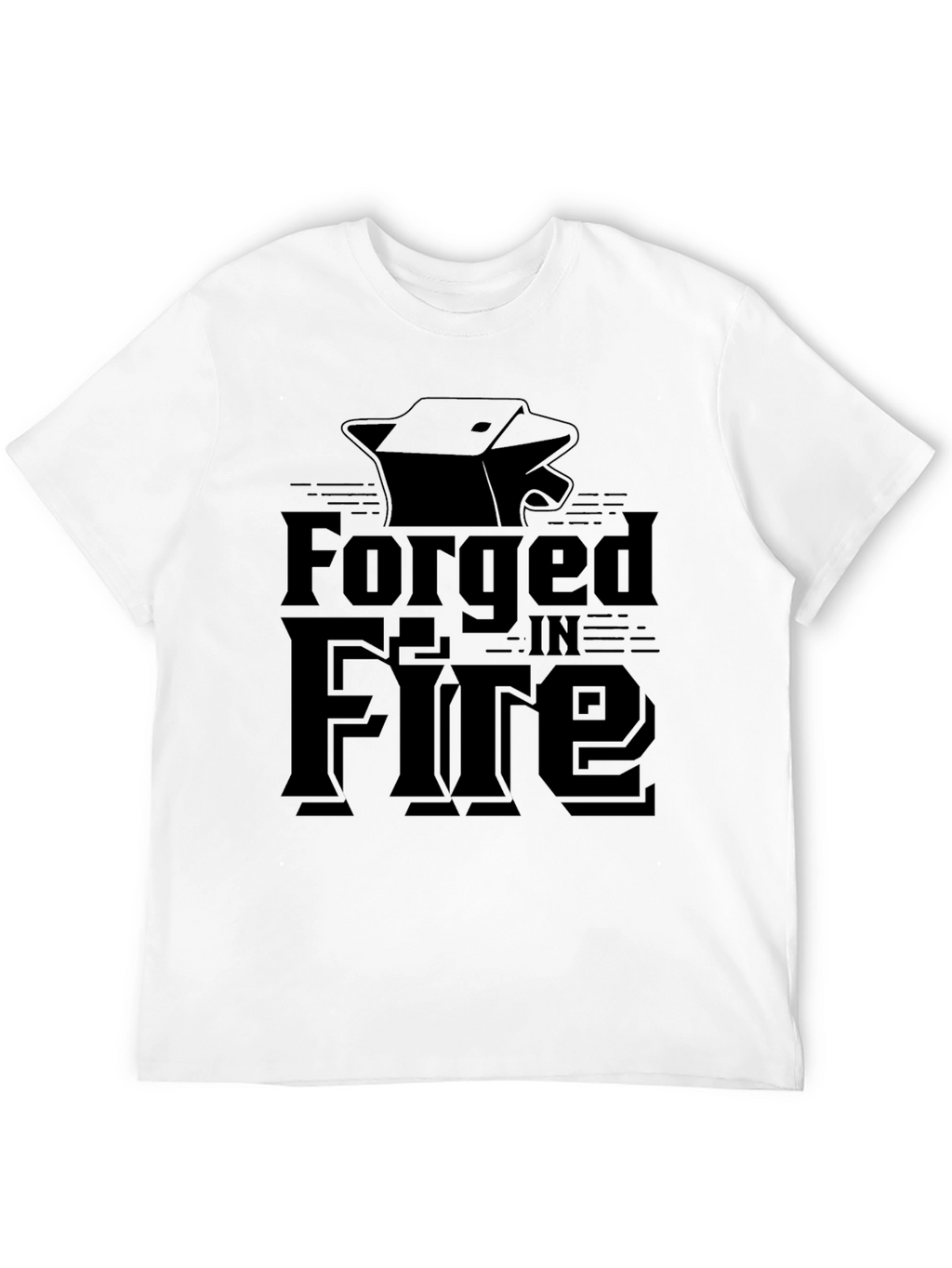 Forged In Fire Black Graphic Tee
