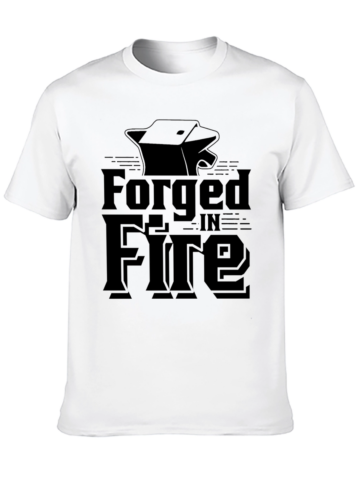 Forged In Fire Black Graphic Tee