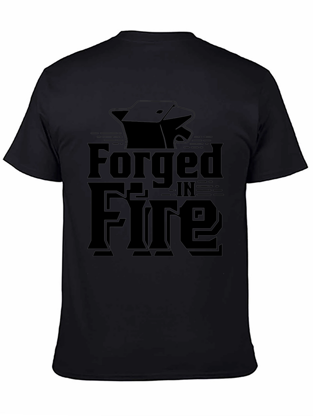 Forged In Fire Black Graphic Tee