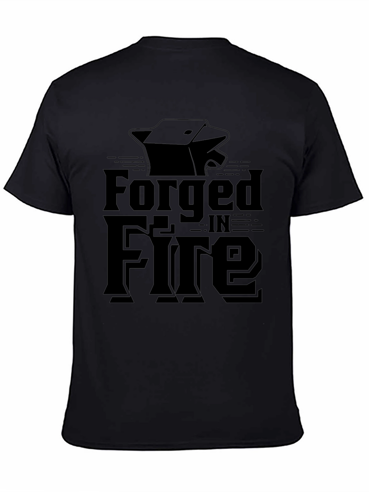 Forged In Fire Black Graphic Tee