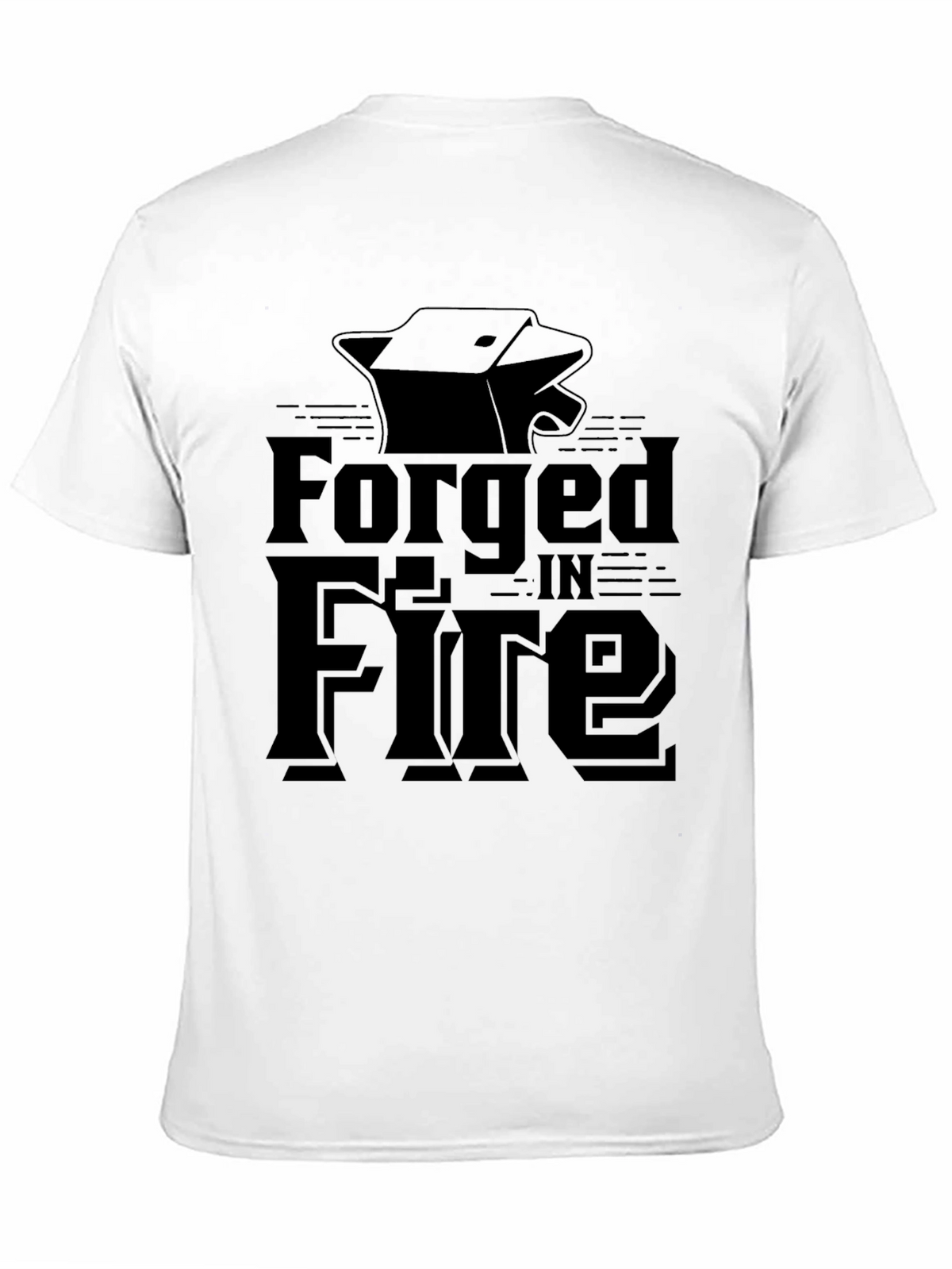 Forged In Fire Black Graphic Tee