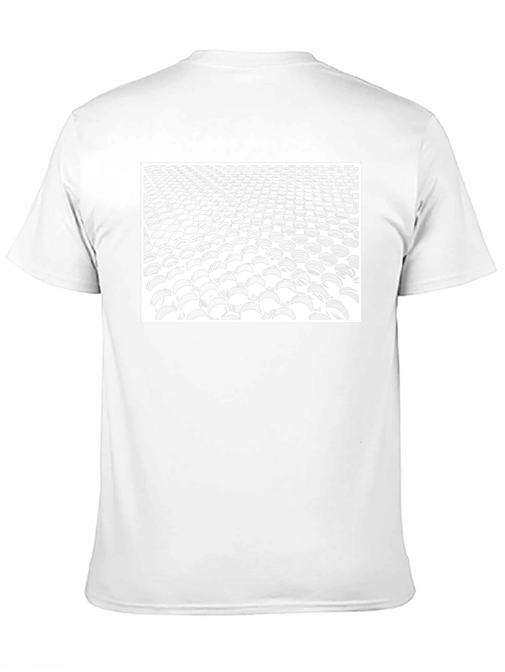Abstract Black Crew Neck T-Shirt