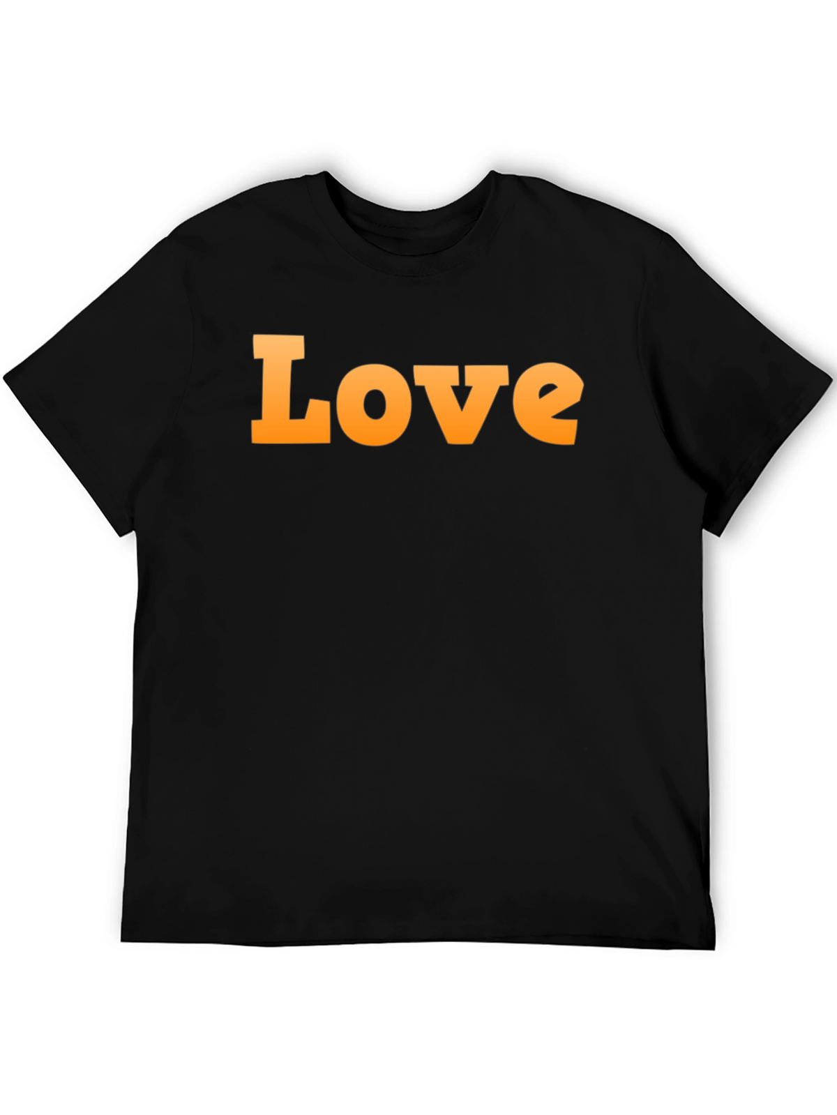 Love Graphic Print Crew Neck T-Shirt