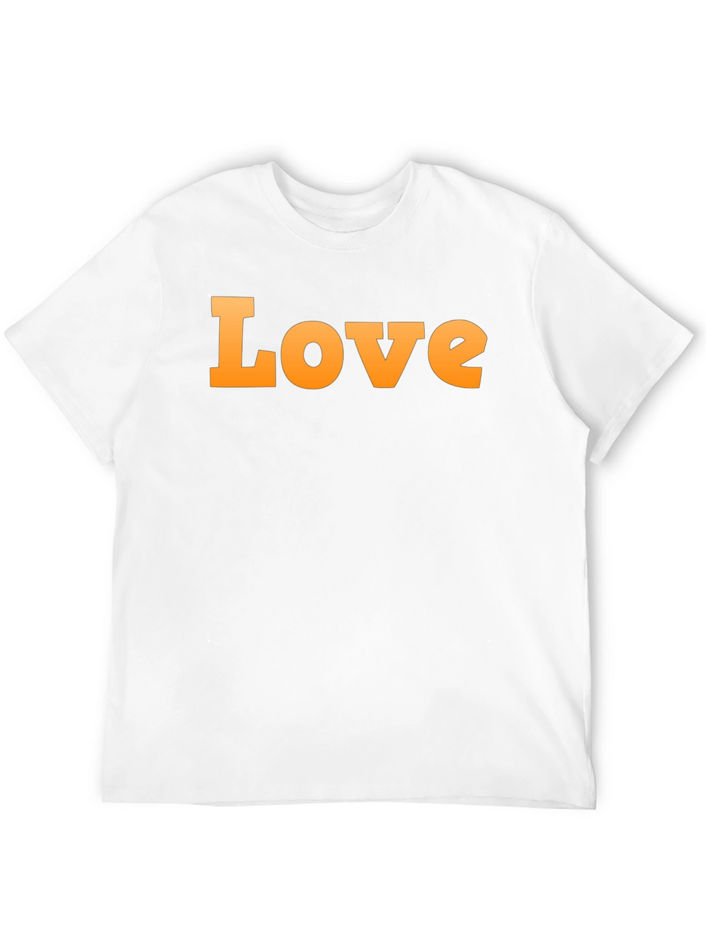 Love Graphic Print Crew Neck T-Shirt